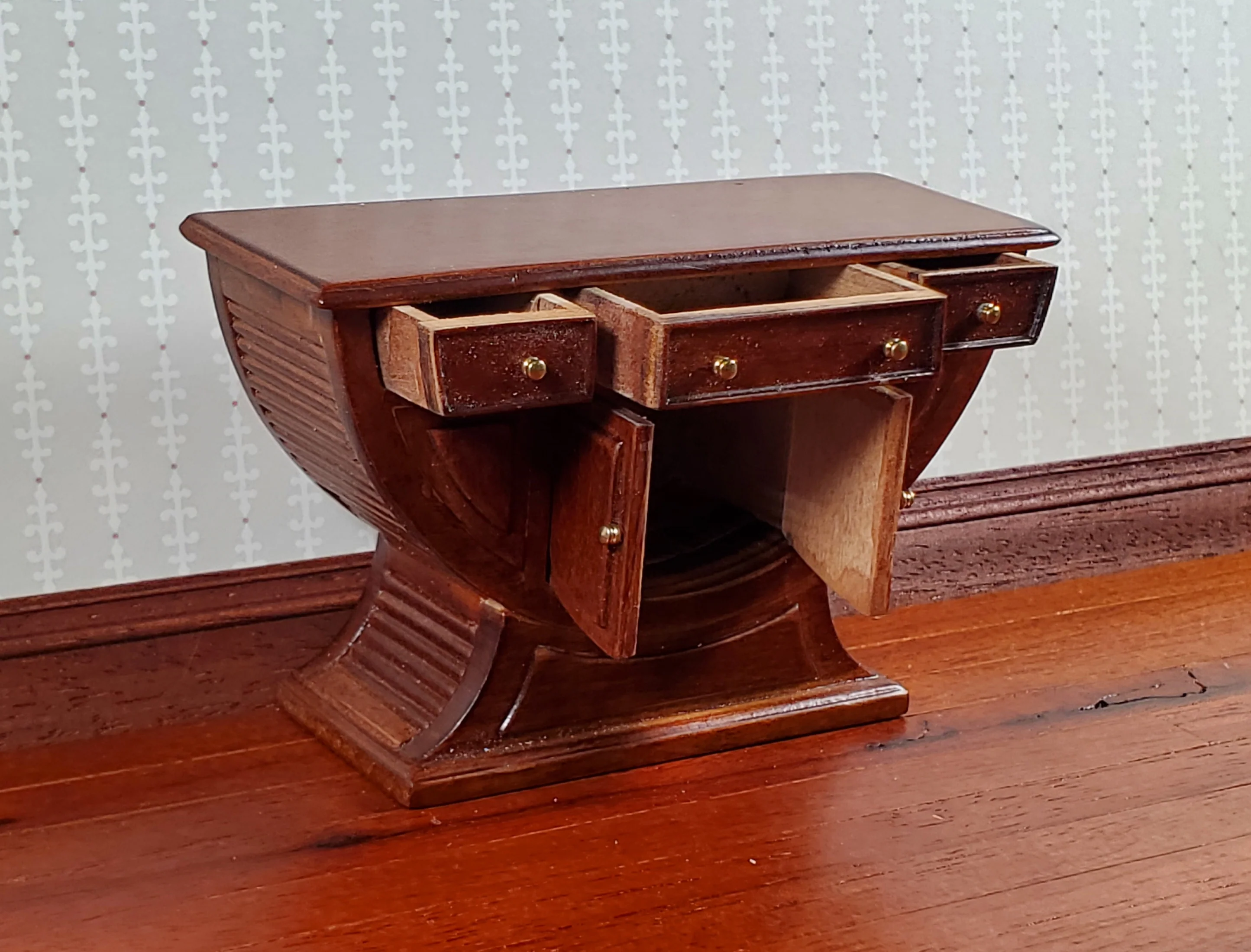 Bespaq Dollhouse Side Board Buffet Art Deco 1:12 Scale Miniature Furniture - Image 3