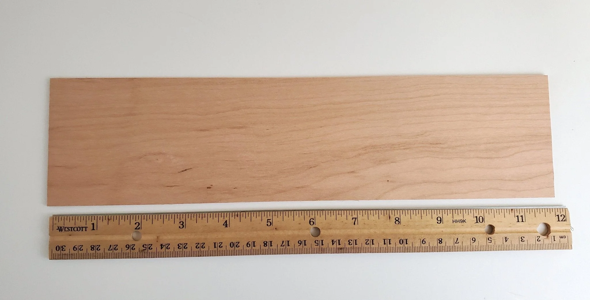 Cherry Wood Sheet Plank Thin 1/32" Thick x 3" Wide x 12" Long Veneer Kiln Dried - Image 3