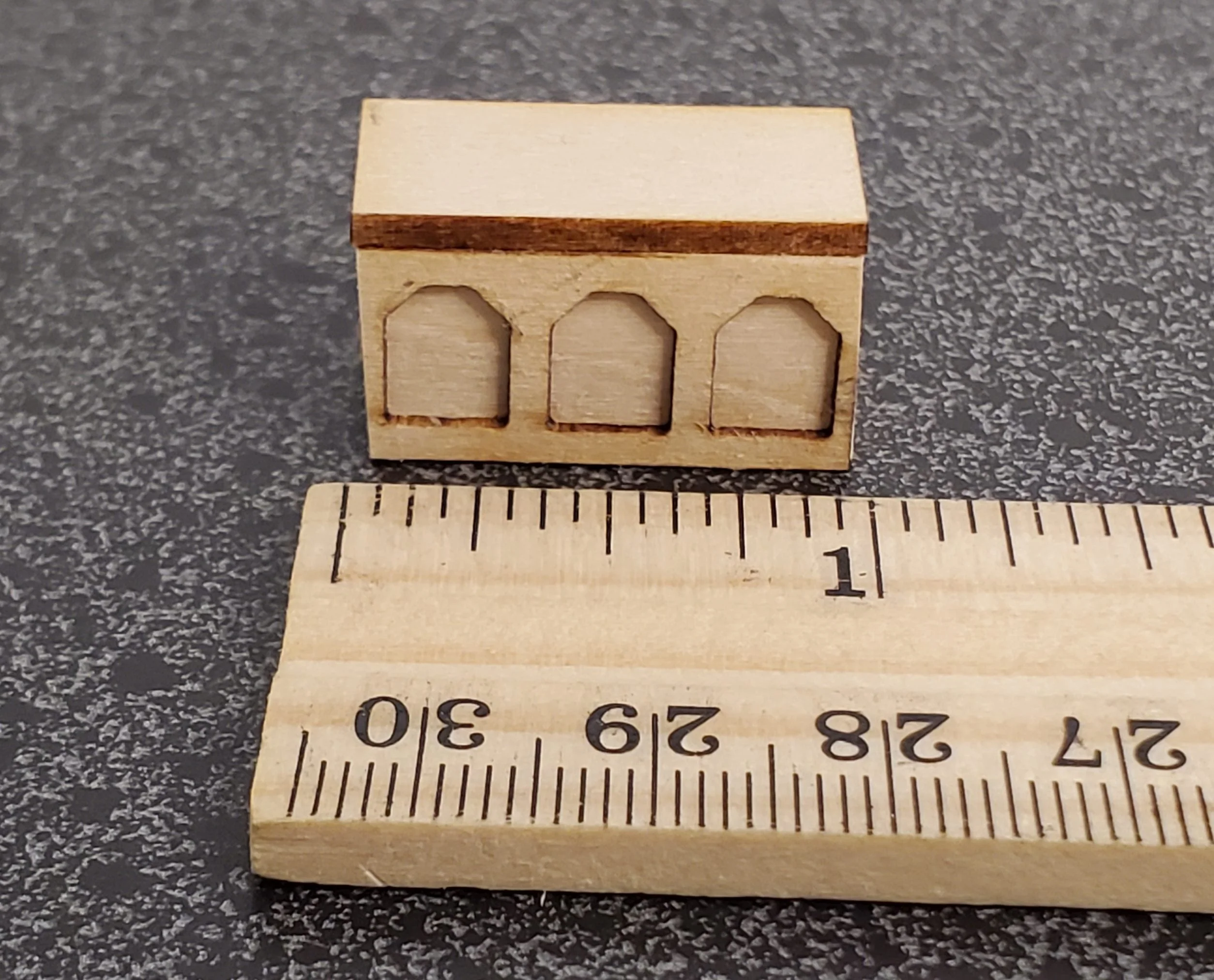 DIY Kit 1:48 Scale Miniature Tudor Treasure Chest Trunk Tiny Gothic Style - Image 6
