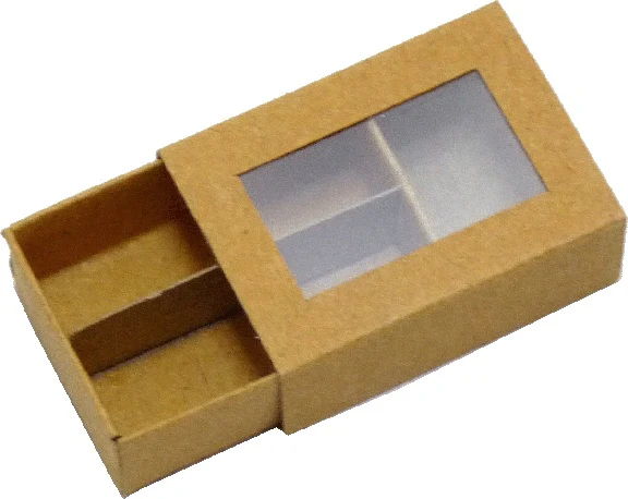 Dollhouse Bakery Box Brown Sliding 1:12 Scale Miniature Kitchen