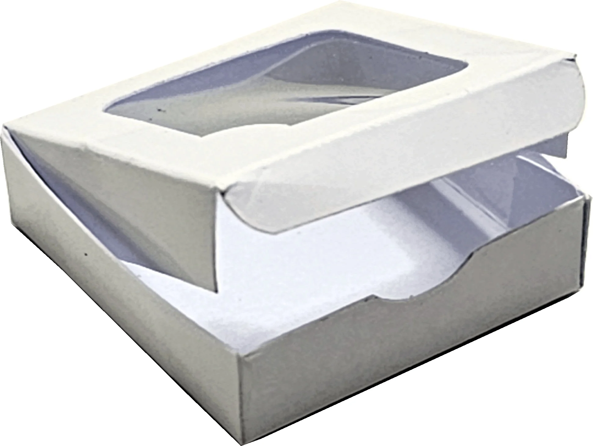 Dollhouse Bakery Pie Box with Window White 1:12 Scale Miniature Kitchen