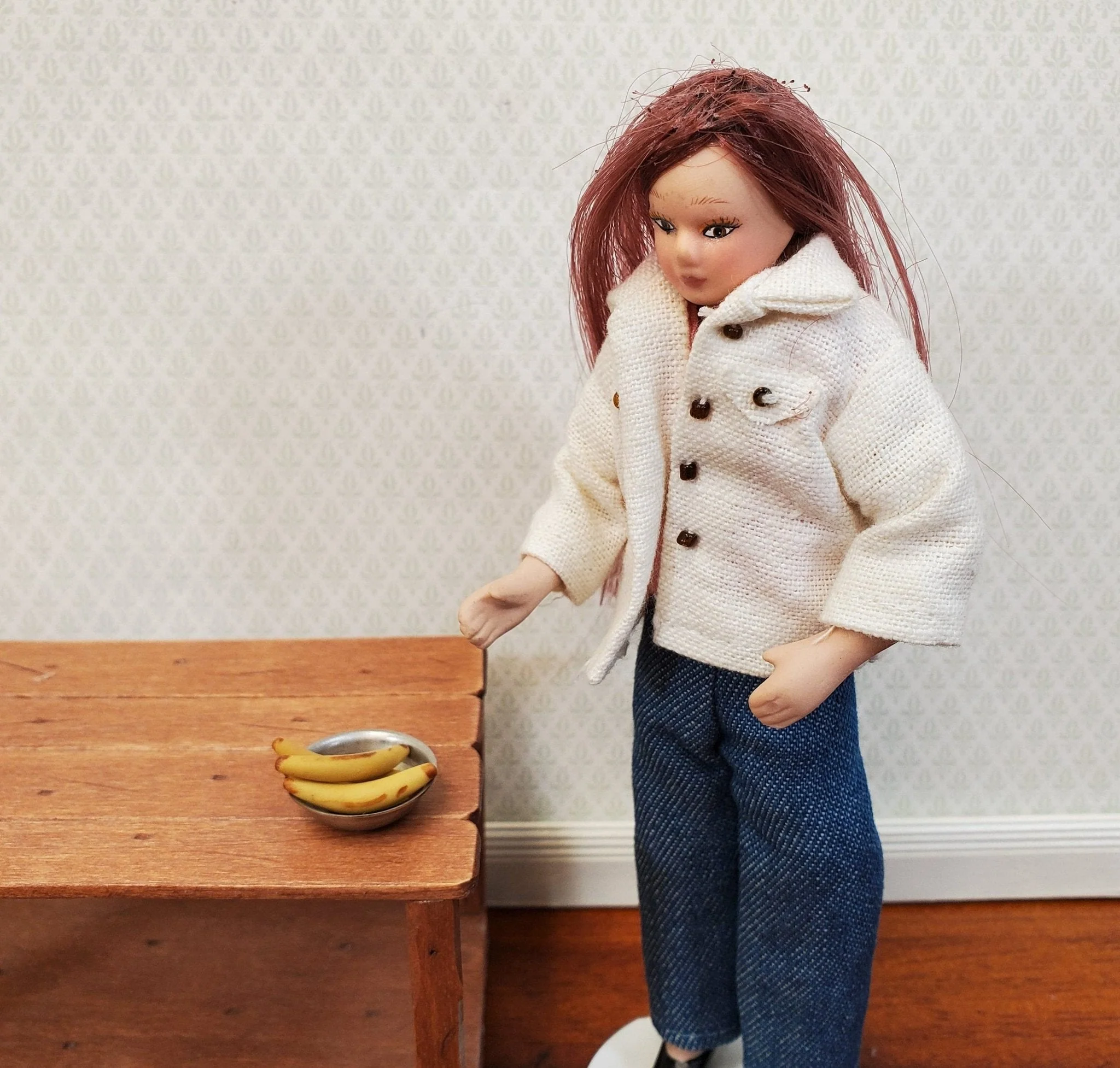 Dollhouse Bananas Set of 4 1:12 Scale Miniature Kitchen Food Fruit - Image 3