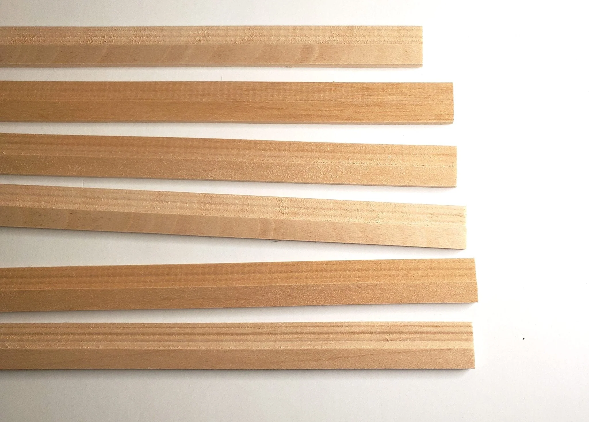 Dollhouse Baseboard Skirting Trim Molding 5/8" wide x 18" long 6 Pieces 1:12 Scale - Image 2