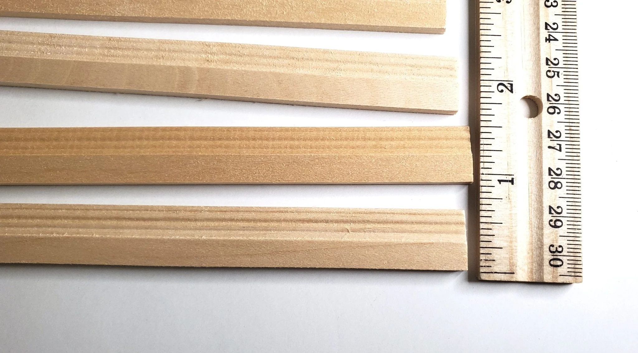 Dollhouse Baseboard Skirting Trim Molding 5/8" wide x 18" long 6 Pieces 1:12 Scale - Image 3