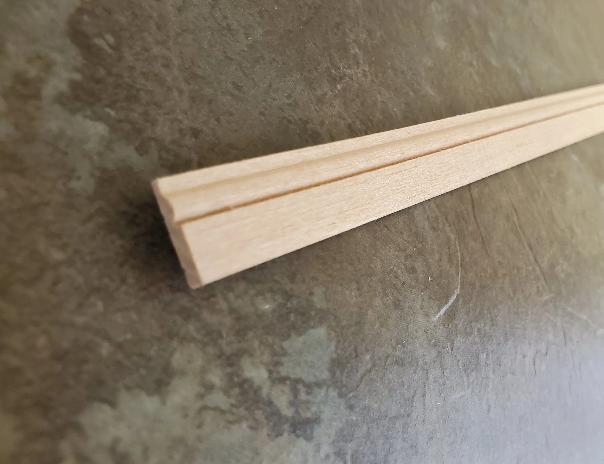 Dollhouse Baseboard Trim Molding 15mm x 45cm long 1:12 Scale Skirting - Image 2