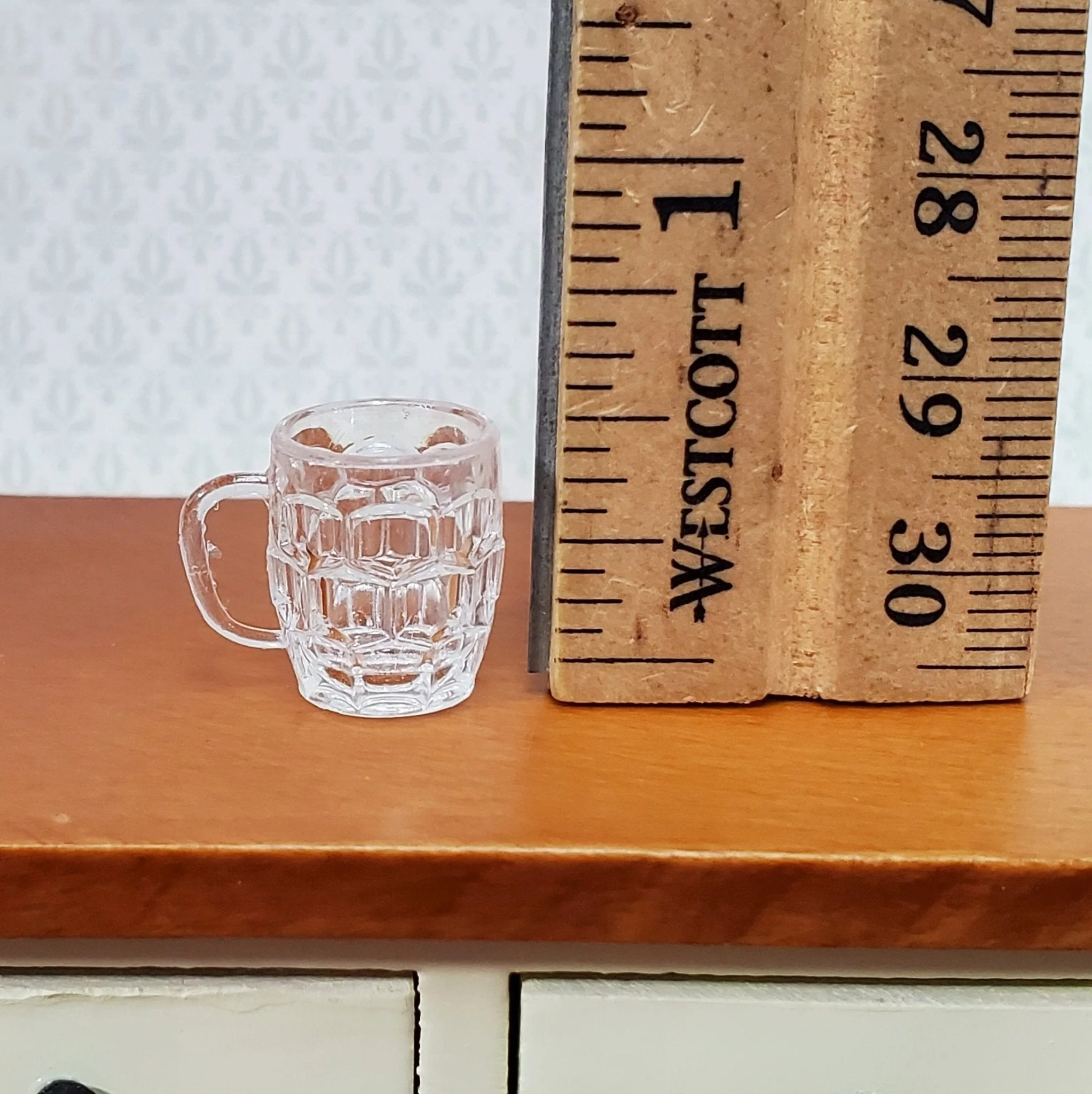 Dollhouse Beer Mugs Set of 4 Pint Size Empty 1:12 Scale Miniature Dishes Glasses Cups - Image 4
