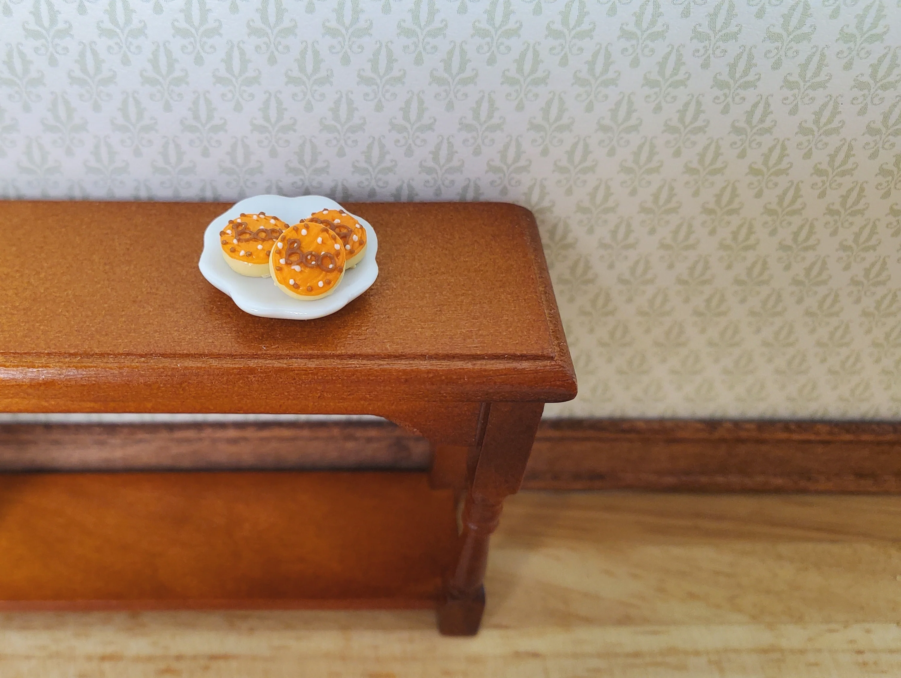 Dollhouse Boo Cookies Set of 3 1:12 Scale Miniatures Food Kitchen Bakery Dessert - Image 2