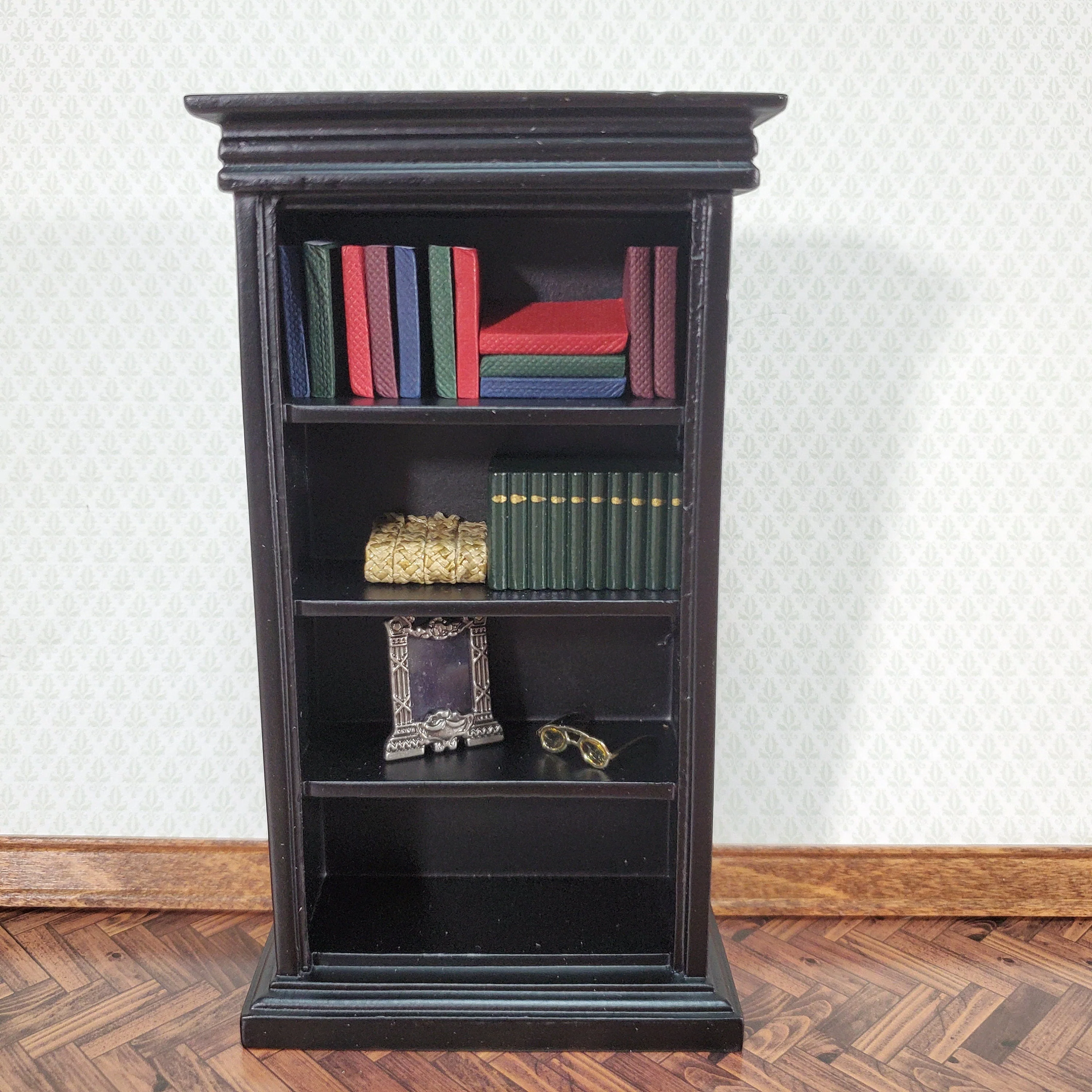 Dollhouse Books 12 Piece Book Set 7/8" tall 1:12 Scale Miniatures Library - Image 4