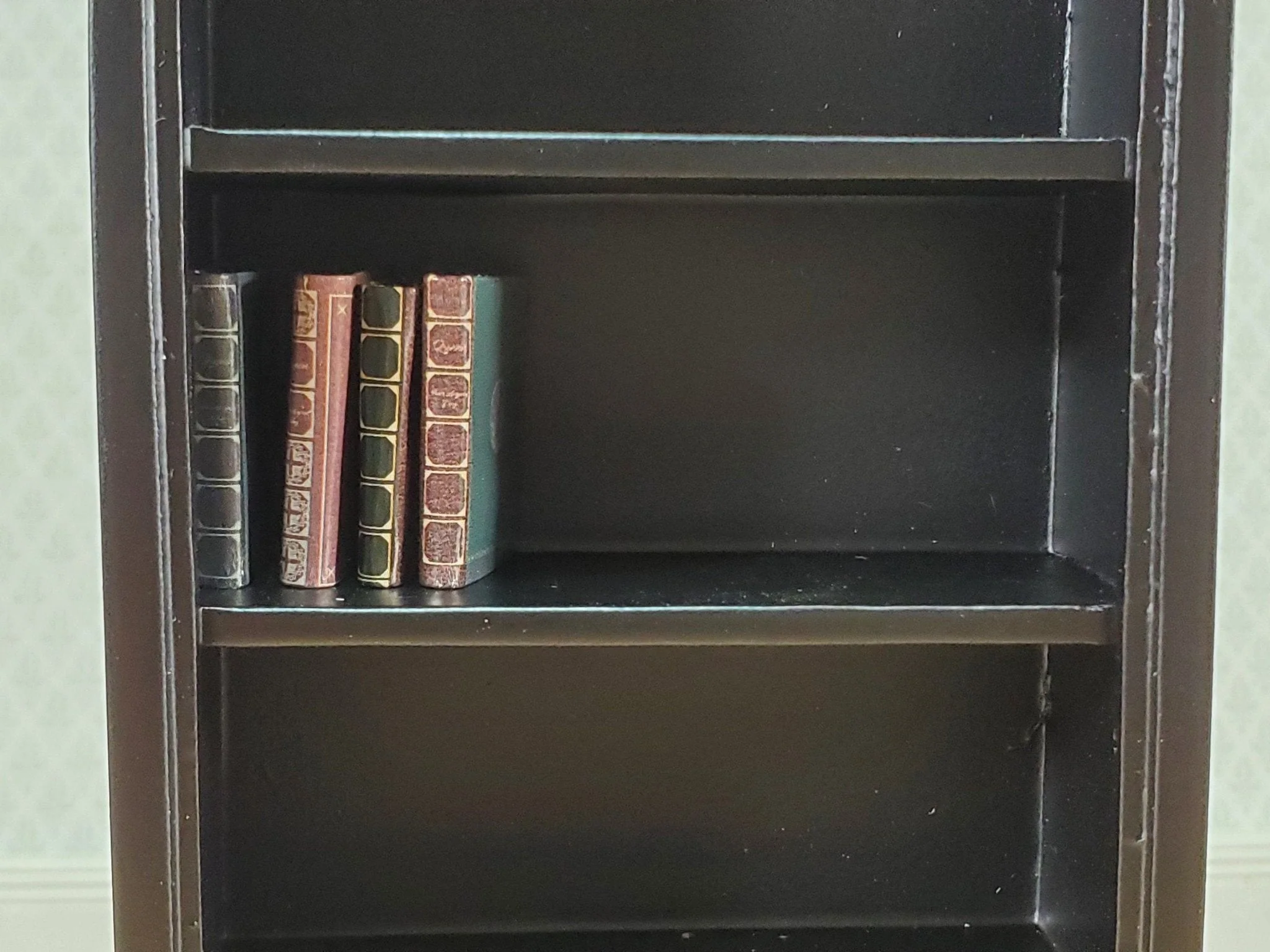 Dollhouse Books with Blank Pages Vintage Style Set of 4 1:12 Scale Miniature Library - Image 3