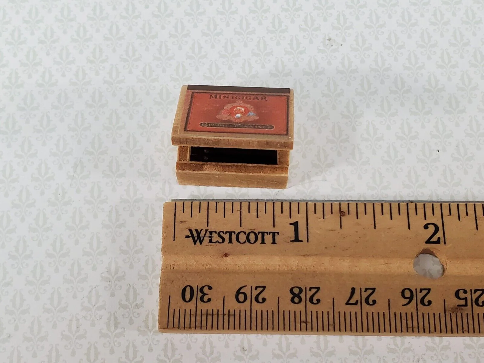 Dollhouse Box of Cigars Vintage Style Wood 1:12 Scale Miniature - Image 4