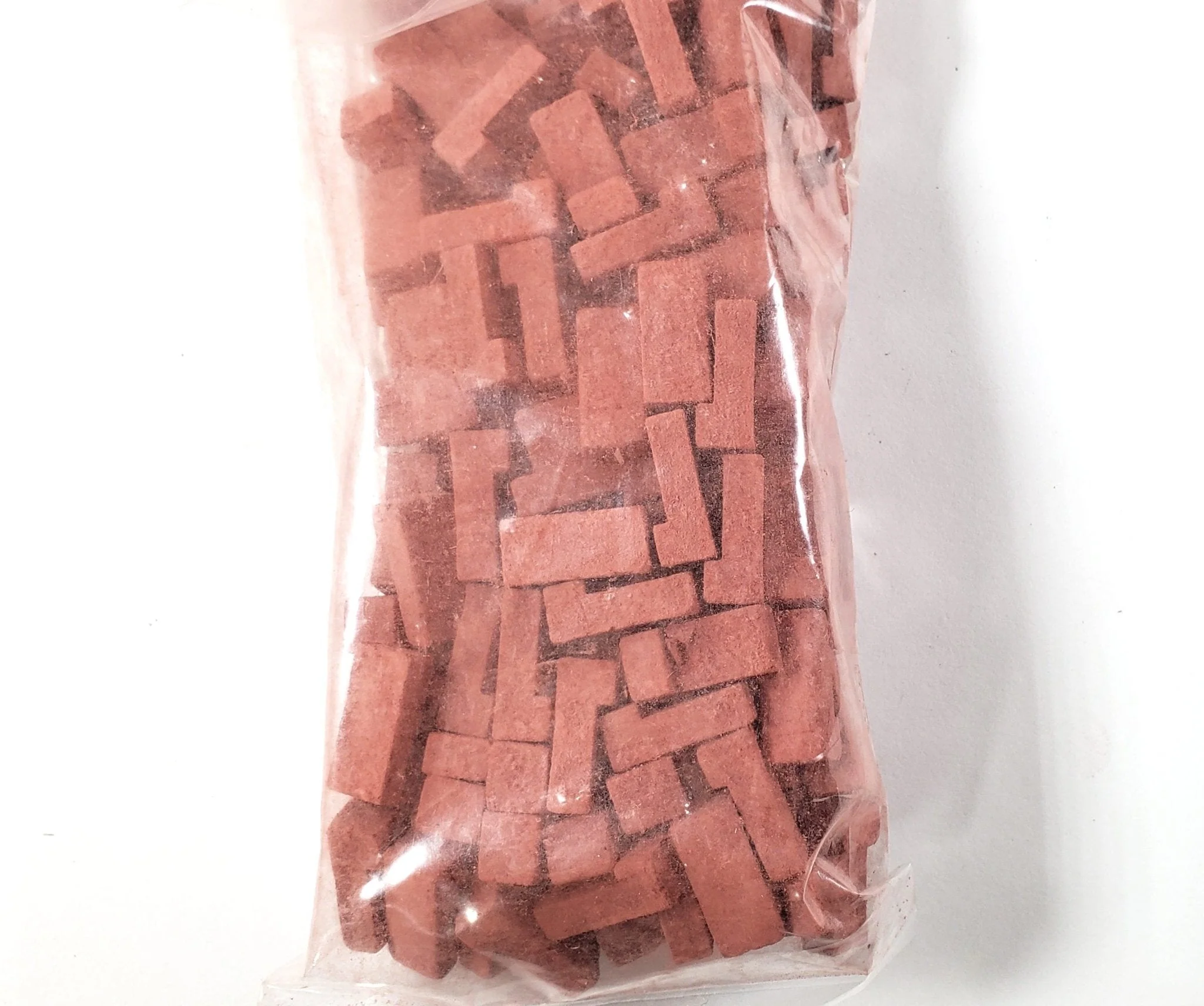 Dollhouse Brick Corners Red Bricks by Andi Mini Brick 1:12 Scale 125 Pieces - Image 4