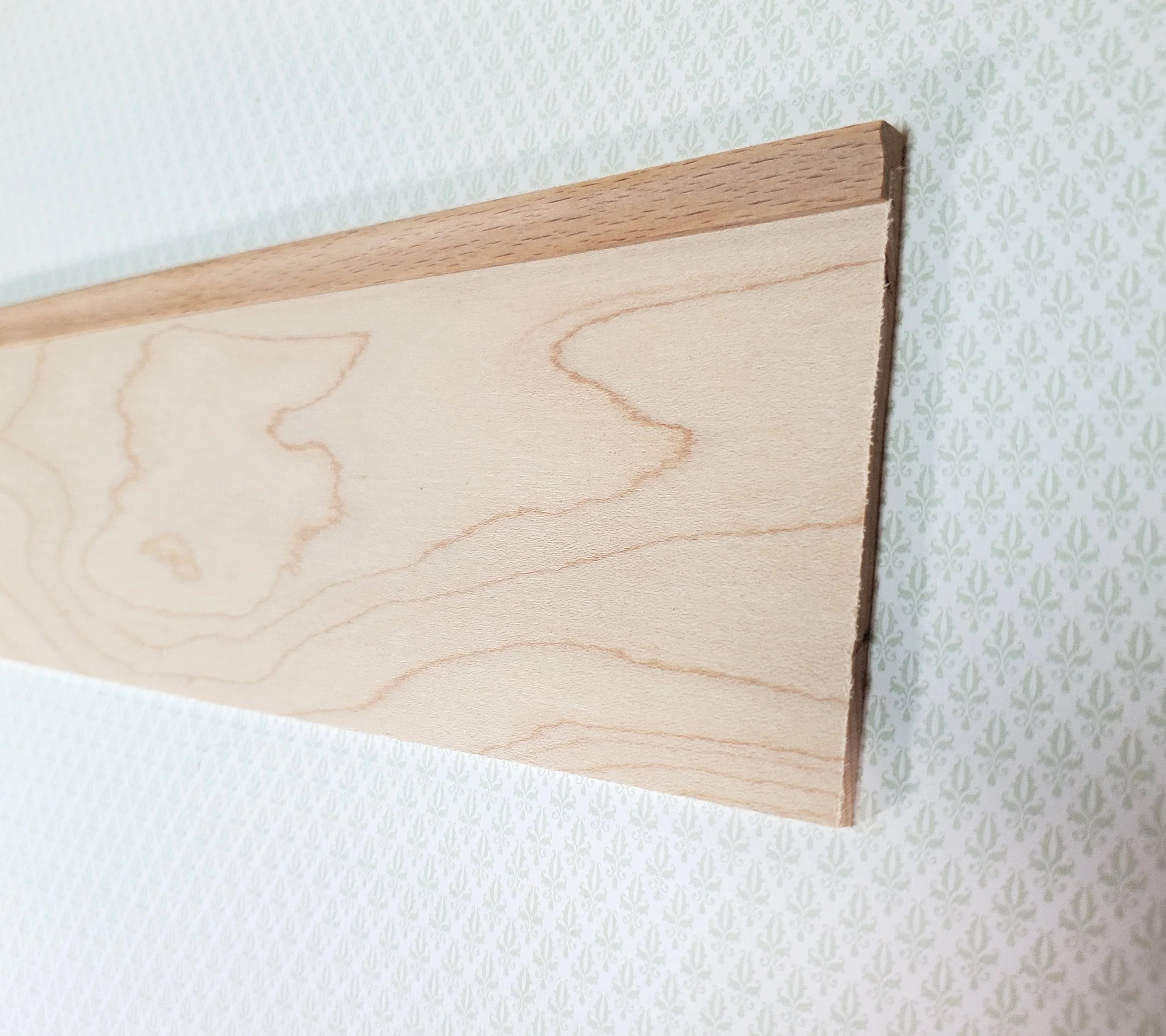 Dollhouse Chair Rail for Wainscoting Panels 5/16" tall x 18" long CLA70240 - Image 5