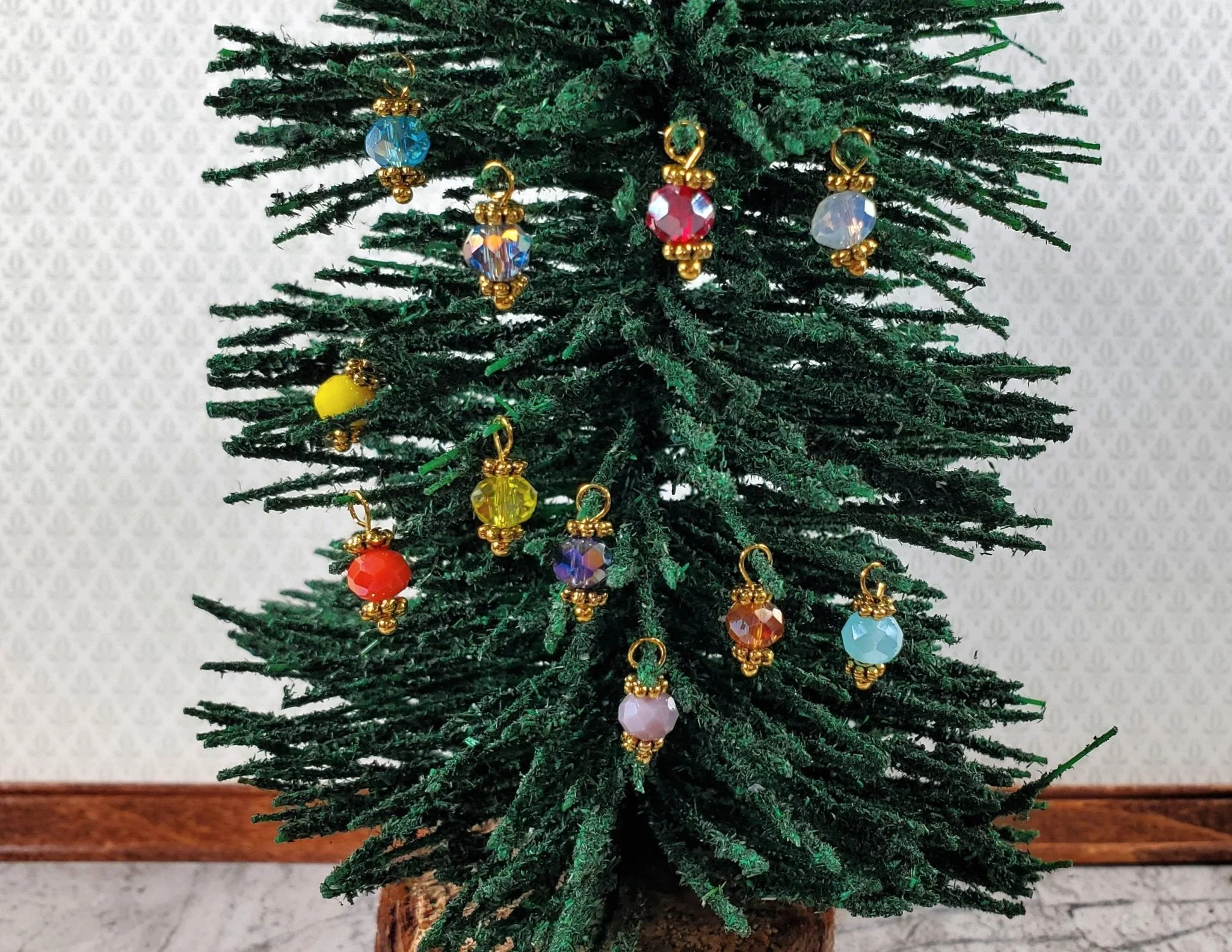 Dollhouse Christmas Ornaments Set of 20 Multi Colored Bulbs 1:12 Scale Miniature - Image 3