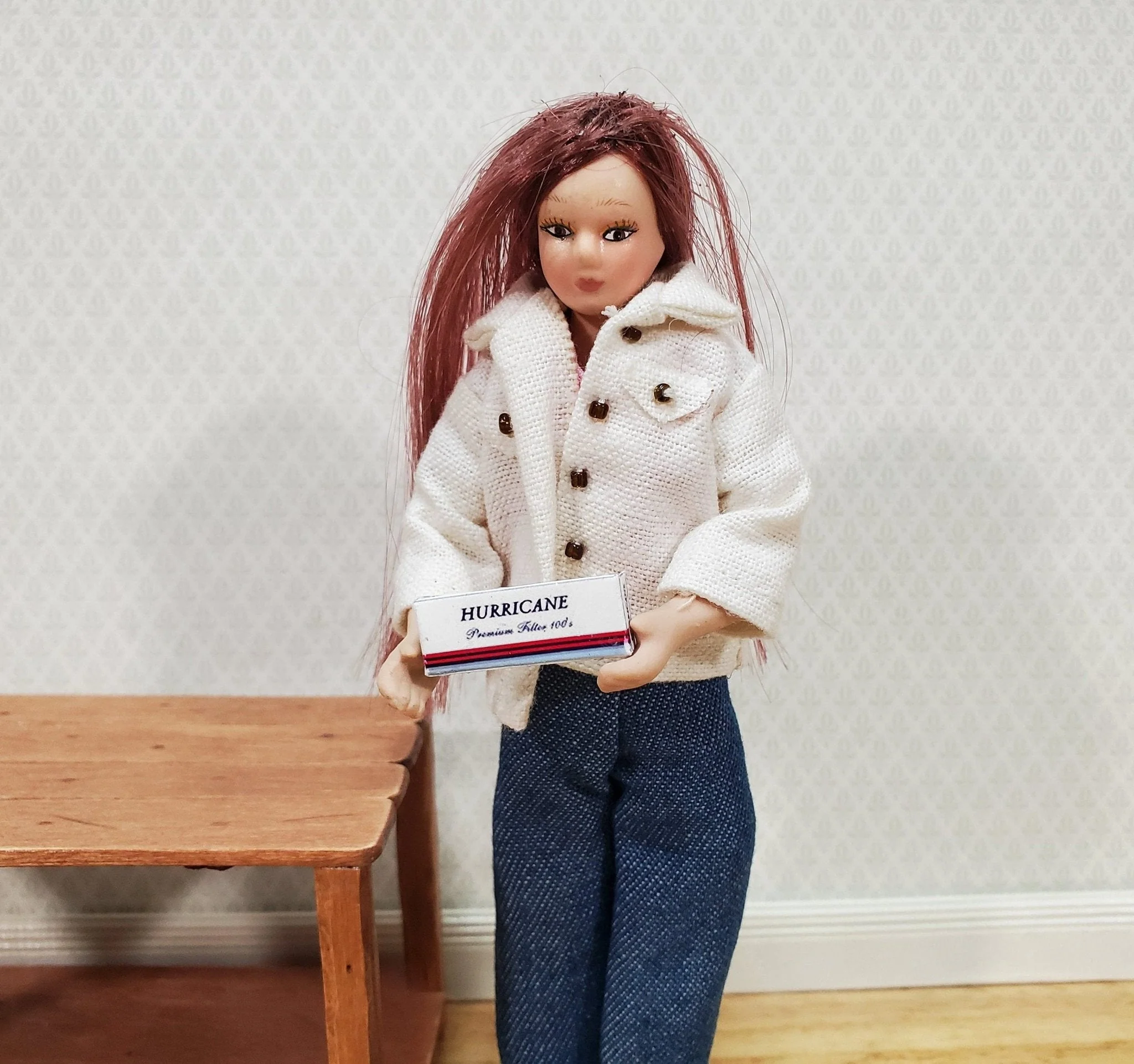 Dollhouse Cigarettes Carton Case Box Pack 1:12 Scale Miniatures Handmade - Image 3