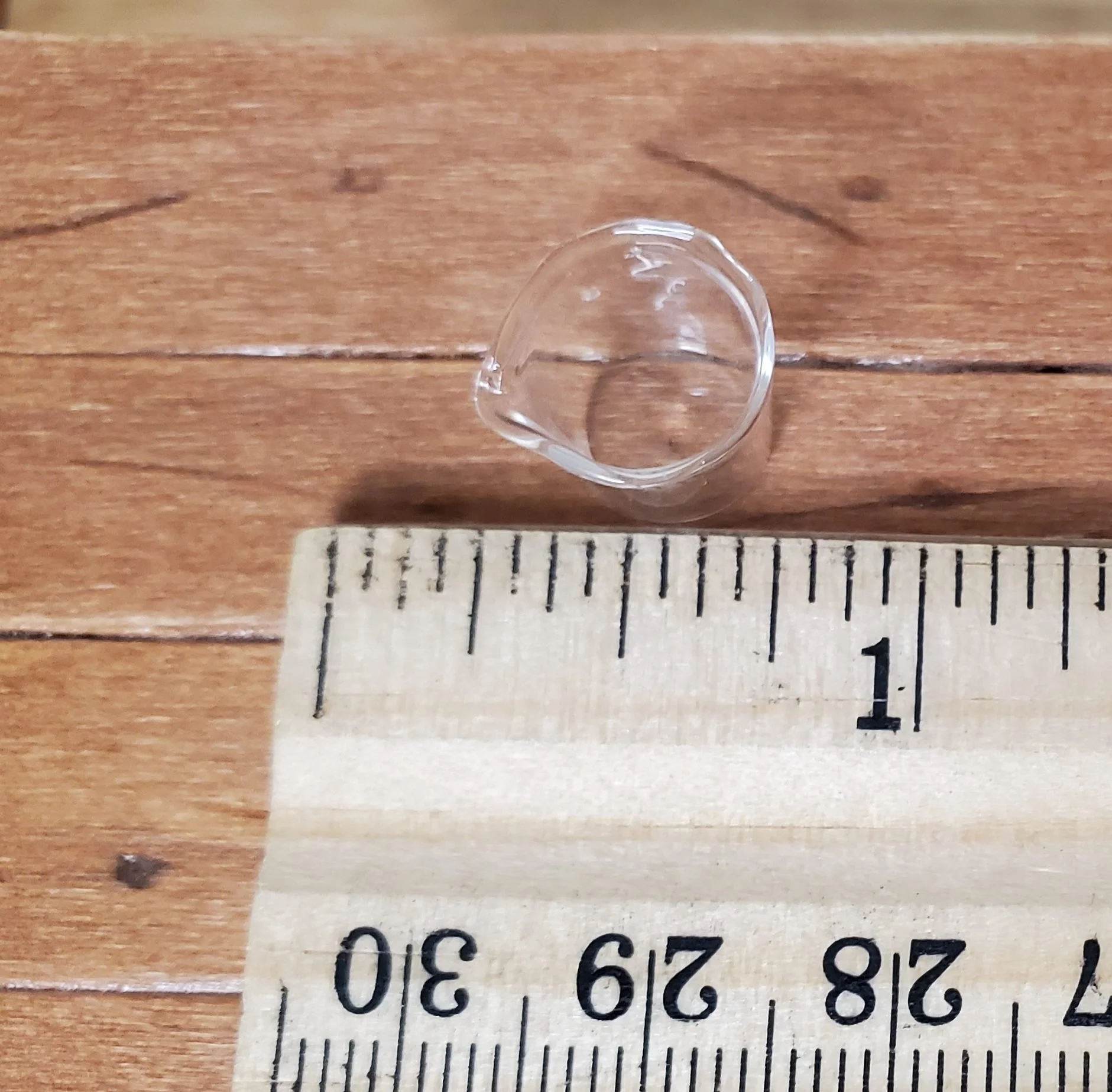 Dollhouse Clear Glass Beaker 1:12 Scale Miniature Kitchen Scientist Lab - Image 3