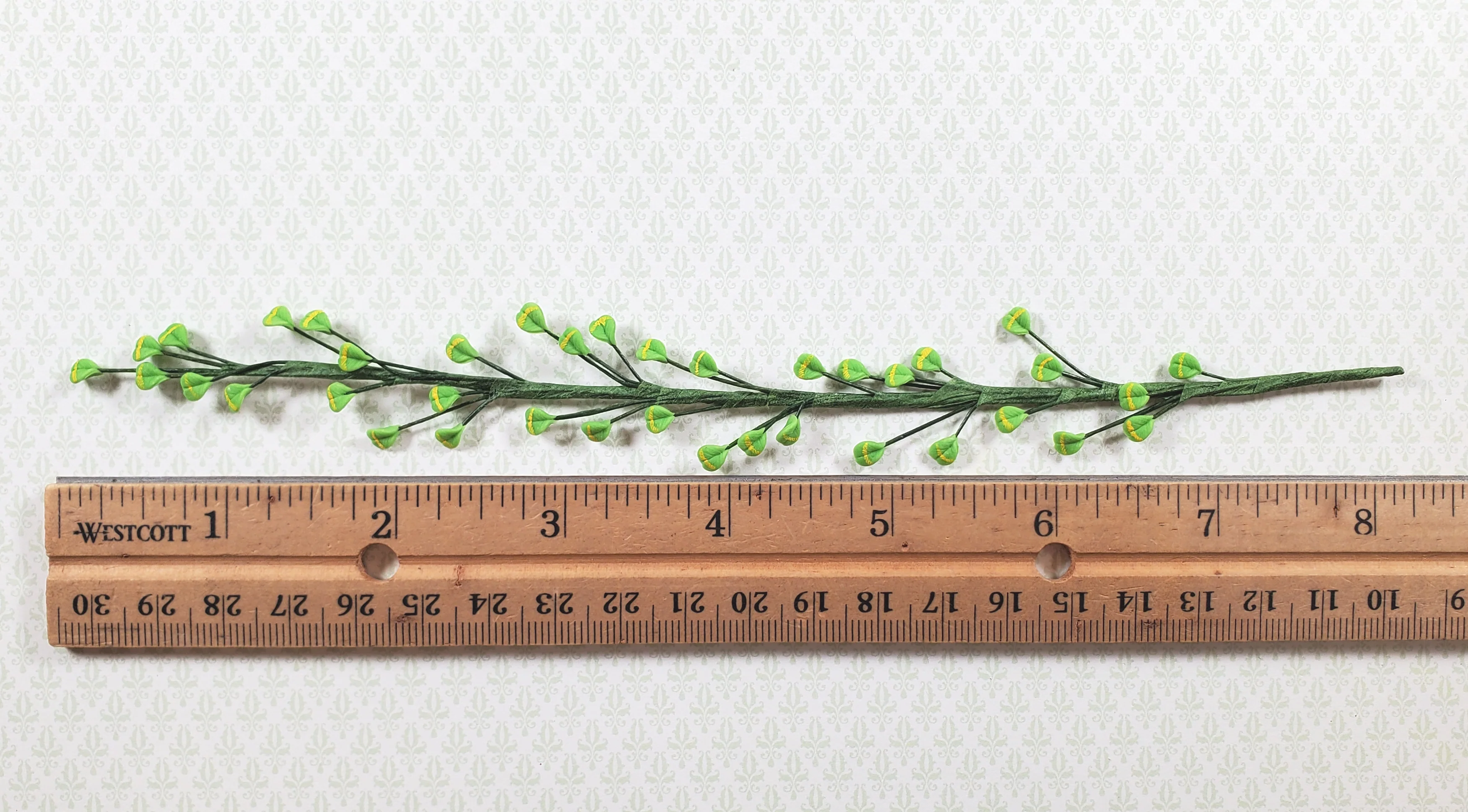 Dollhouse Clover Vine 1:12 Scale Miniature Garden Plant Greenery - Image 3