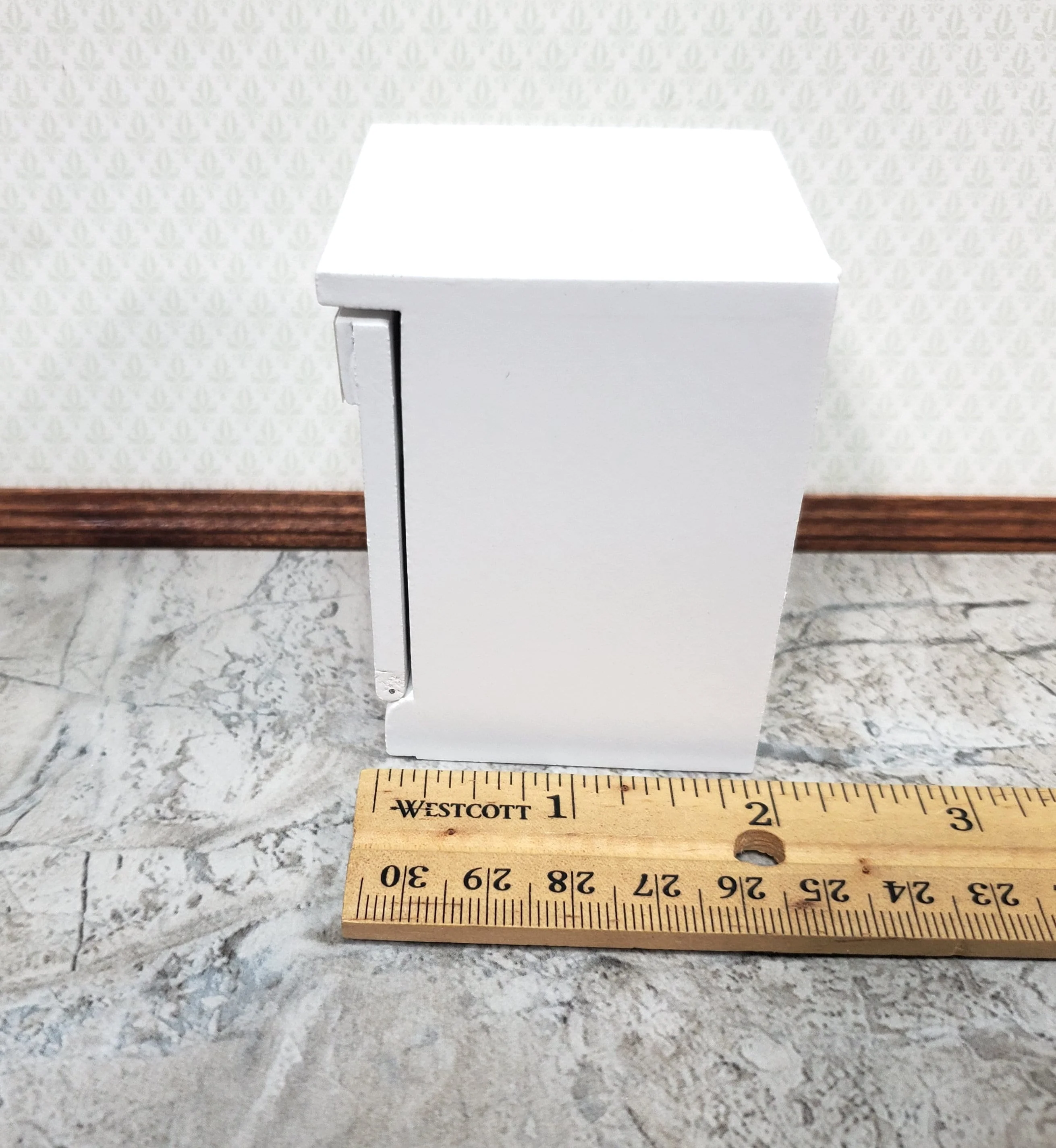 Dollhouse Dishwasher Modern Style Opens White 1:12 Scale Miniature - Image 7