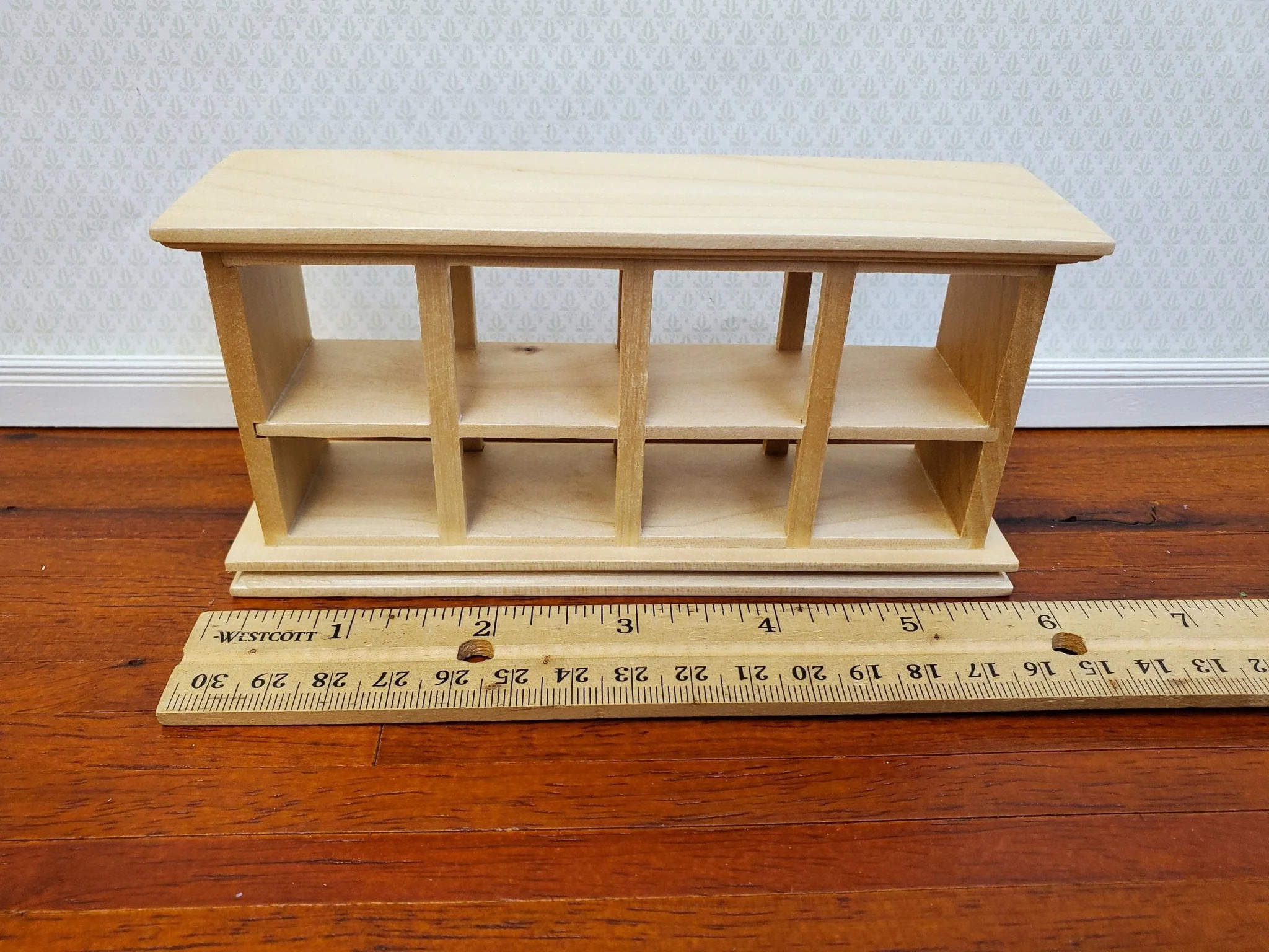 Dollhouse Display Counter for Bakery Store or Shop 1:12 Scale Miniature Furniture Light Pine Finish - Image 4
