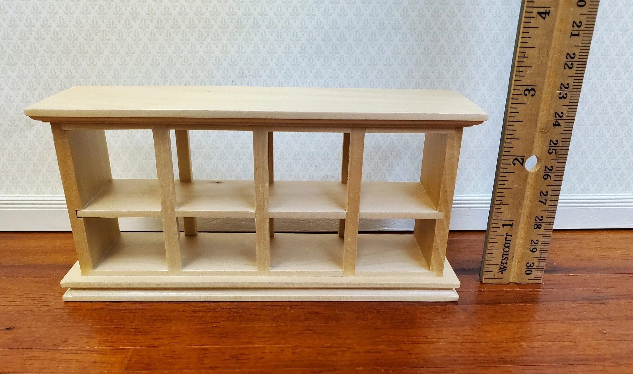 Dollhouse Display Counter for Bakery Store or Shop 1:12 Scale Miniature Furniture Light Pine Finish - Image 5