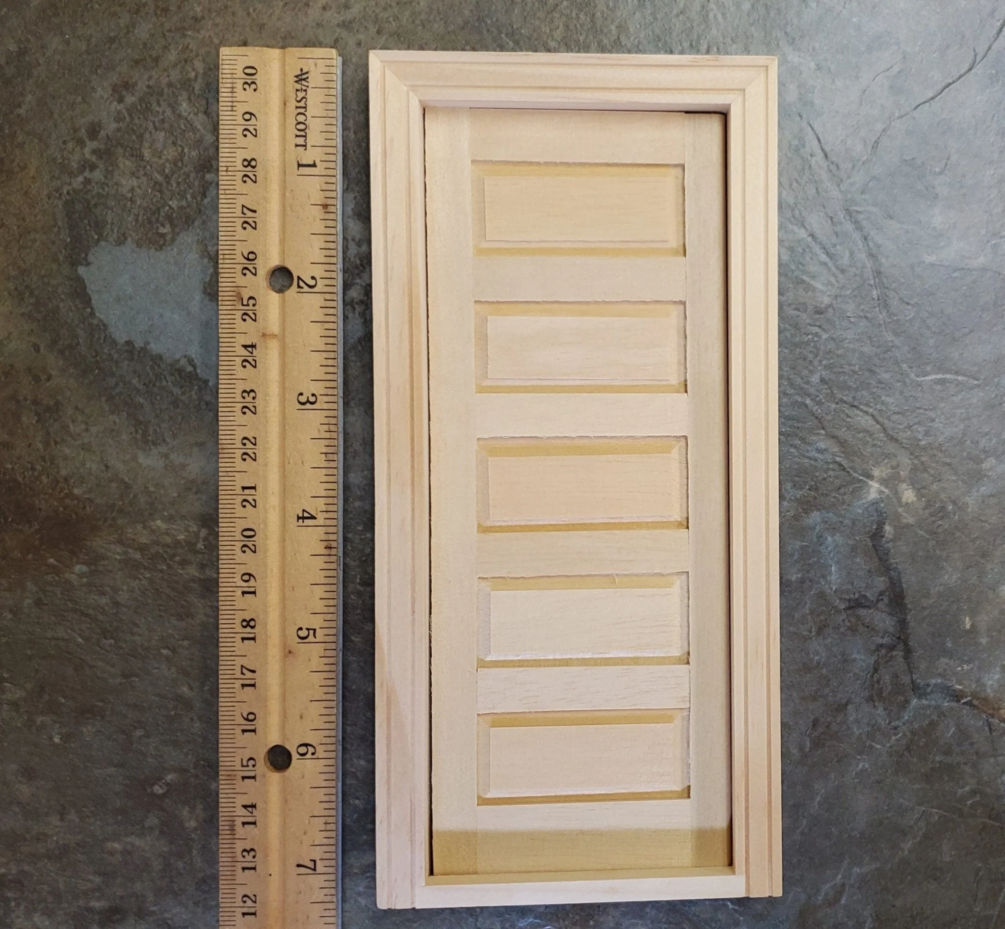 Dollhouse Door 5 Panel Traditional Interior 1:12 Scale Miniature Houseworks 6021 - Image 4