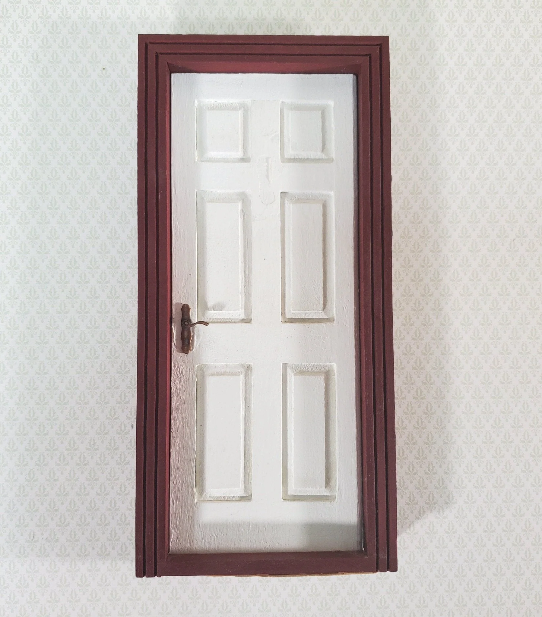 Dollhouse Door Handles Bronze x2 French Lever Style 1:12 Scale Miniatures CLA05580 - Image 4