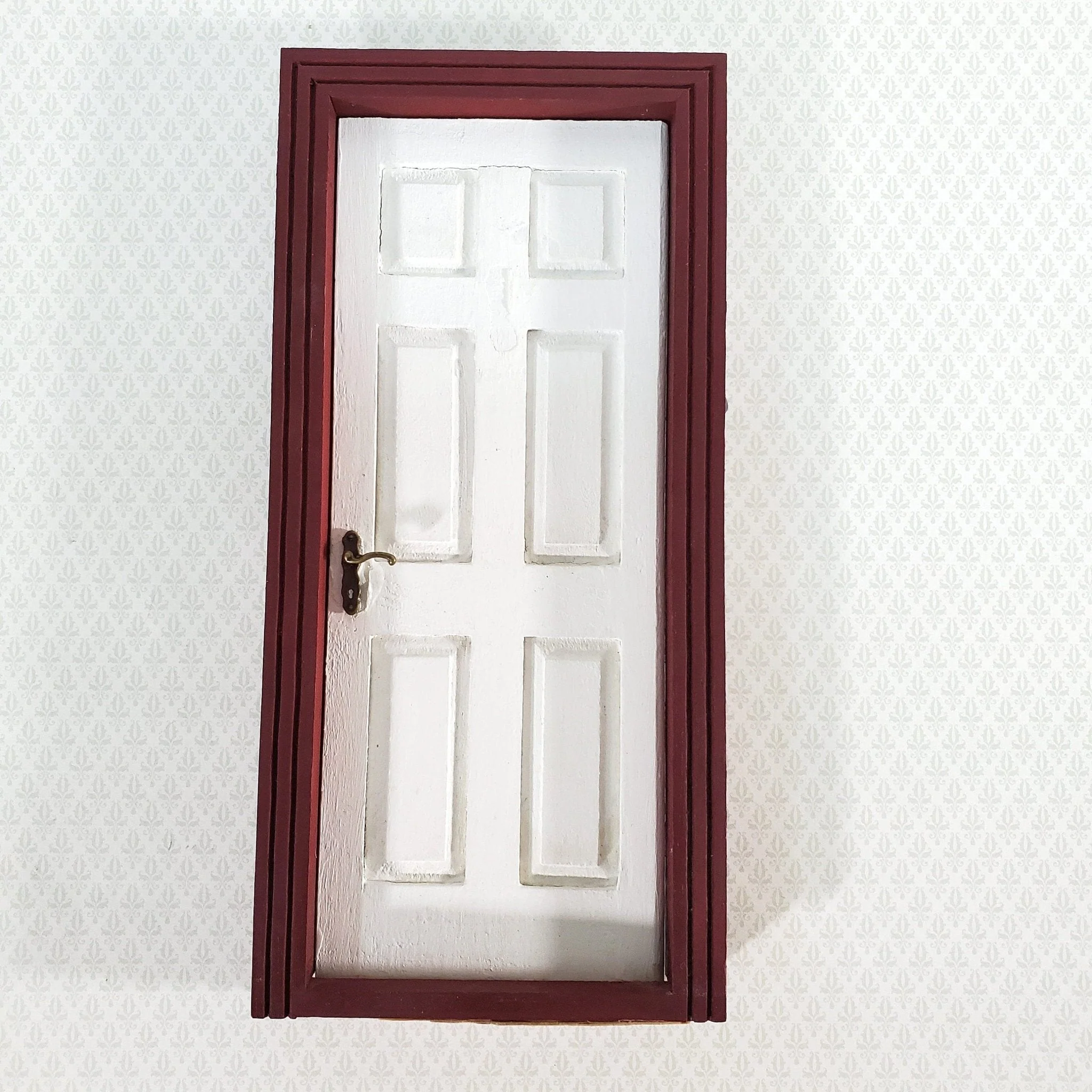 Dollhouse Door Handles Bronze x2 French Lever Style 1:12 Scale Miniatures S1518A - Image 4