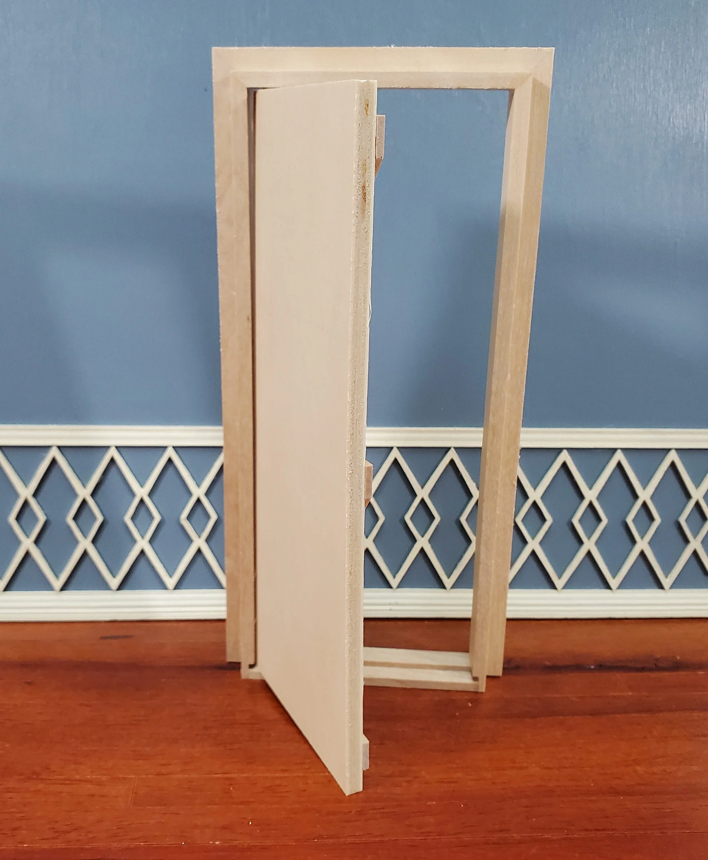 Dollhouse Door Ledged & Braced Farm House Style Exterior 1:12 Scale Miniature - Image 3