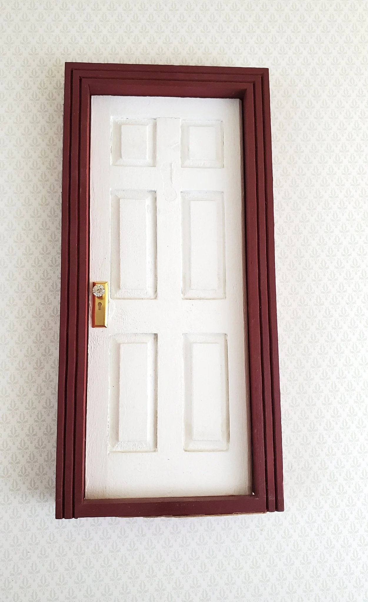 Dollhouse Doorknobs with Crystal Knobs Handles Gold Metal 1:12 Scale Miniature - Image 4