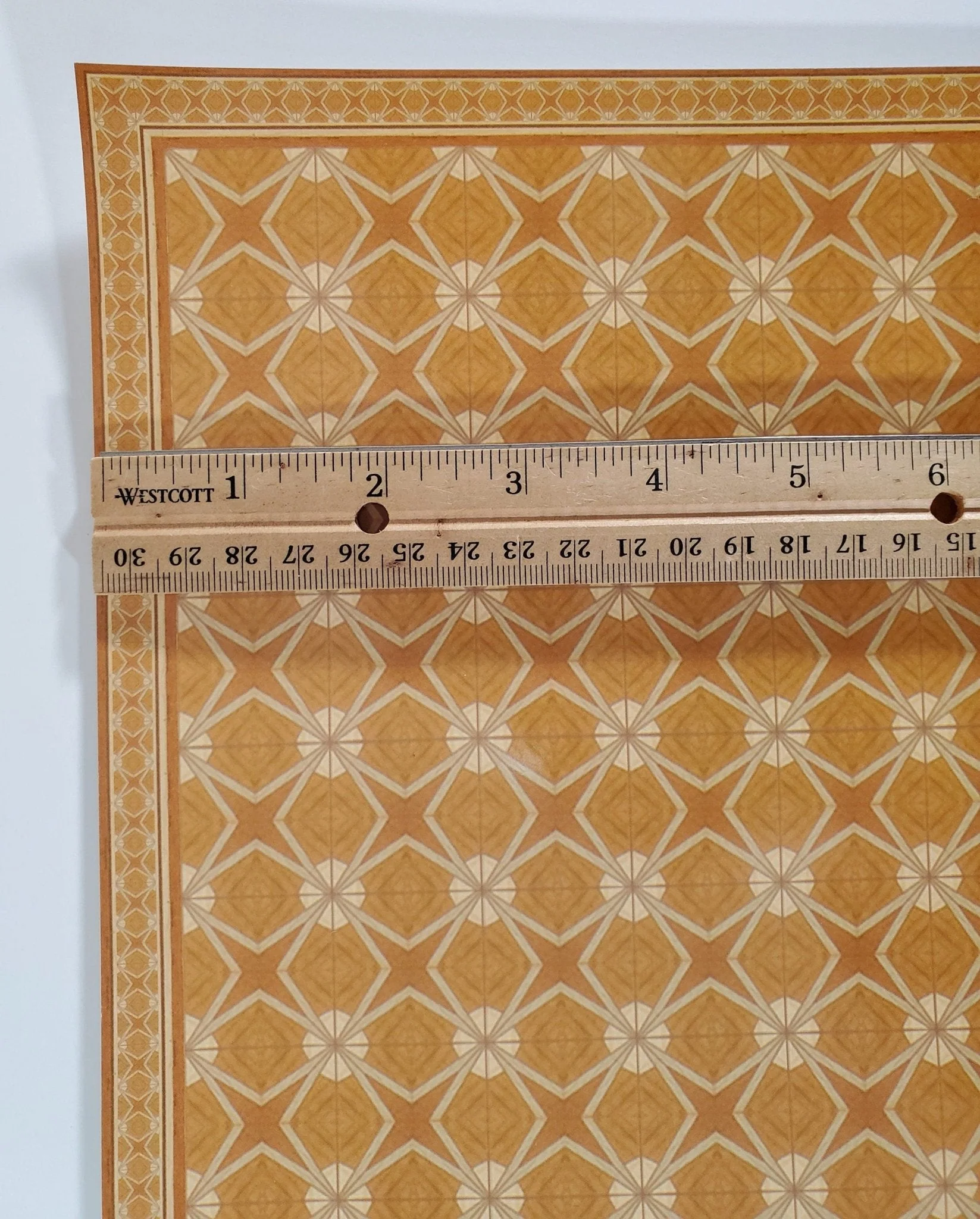 Dollhouse Faux Wood Flooring Heavy Paper Sheet 1:12 Scale Miniature World Model - Image 3