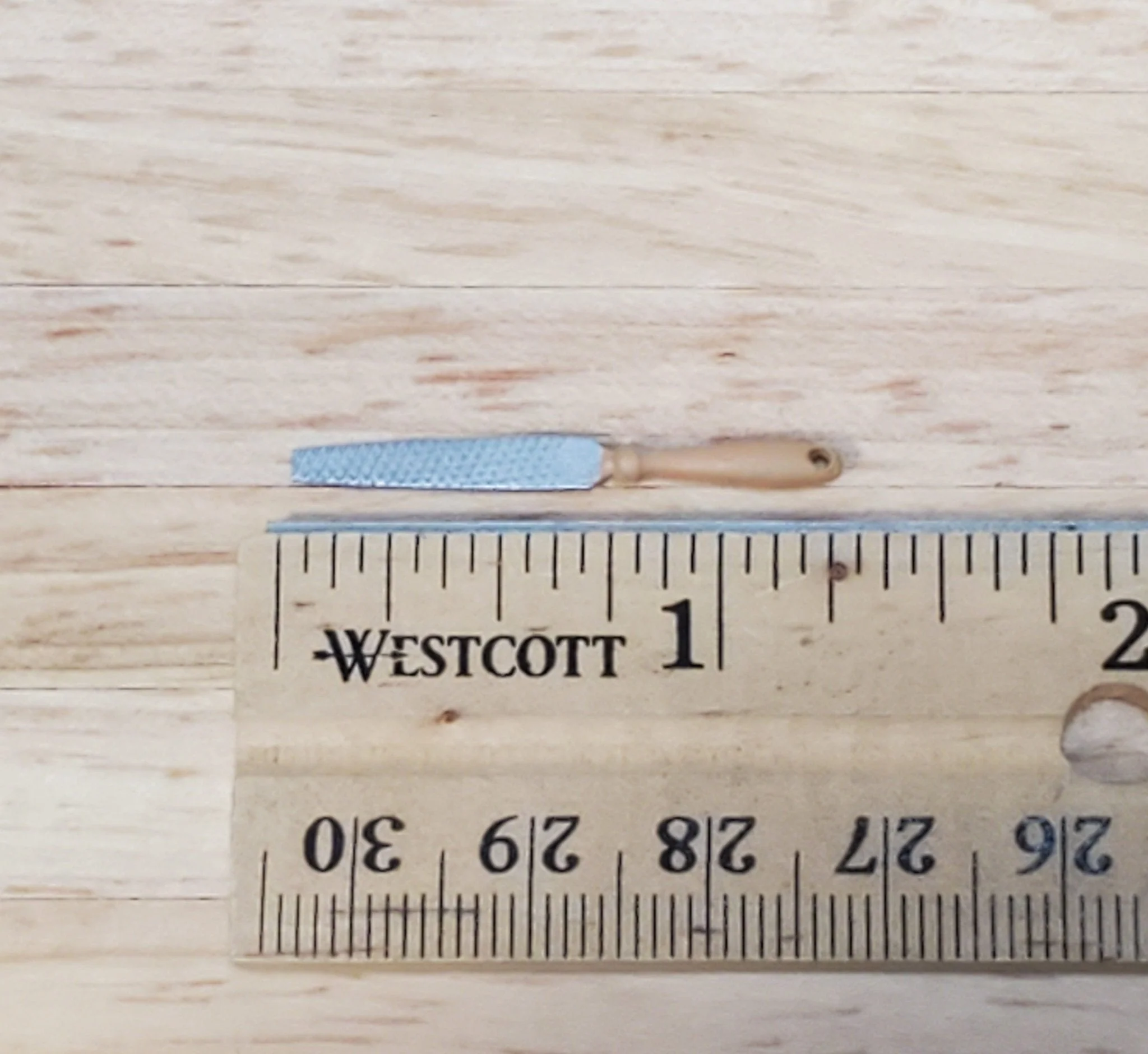 Dollhouse File Rasp Tool Painted Metal 1:12 Scale Miniature Prop Garage Tool Box - Image 4