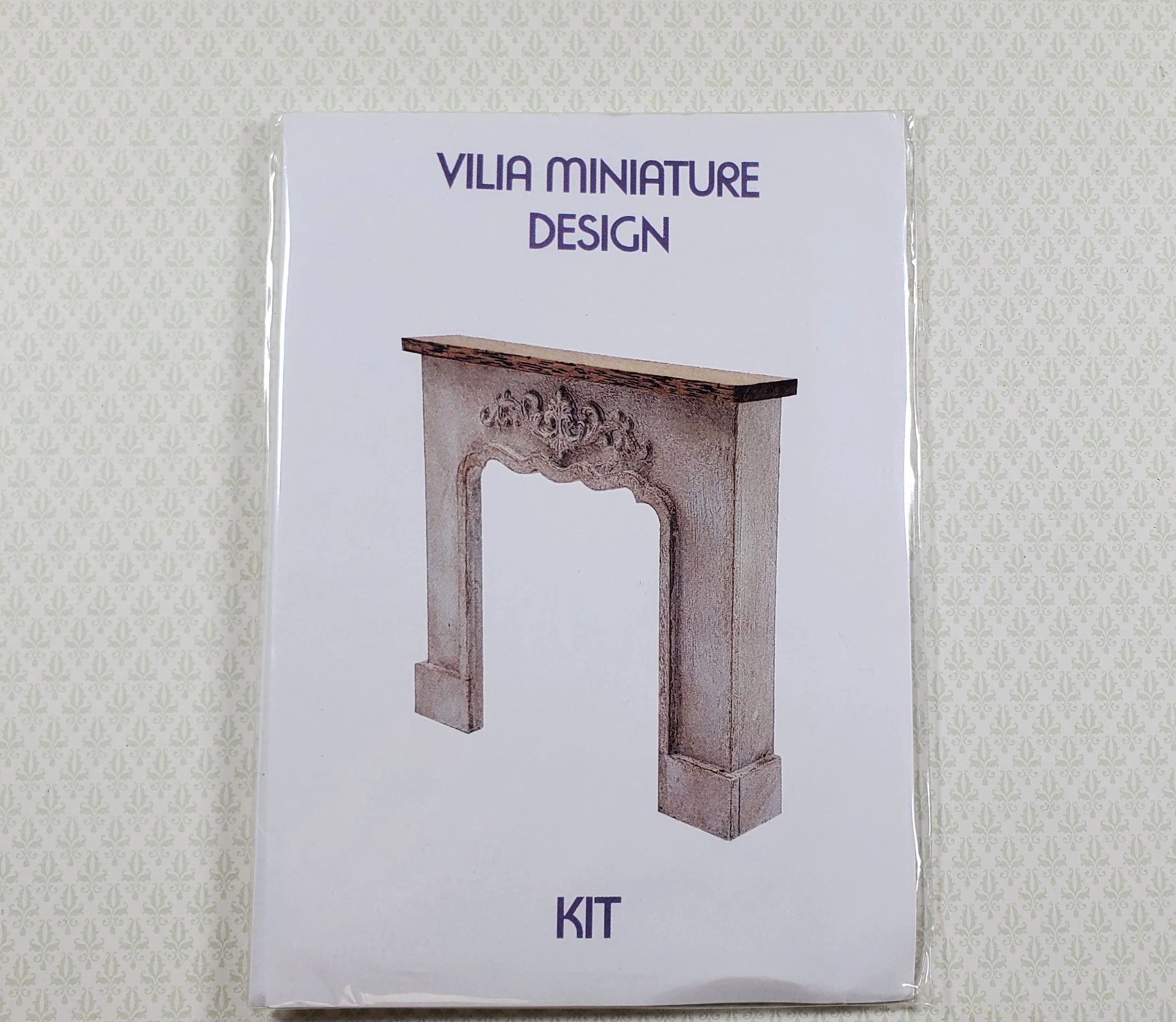 Dollhouse Fireplace Kit DIY 1:12 Scale Miniature Furniture
