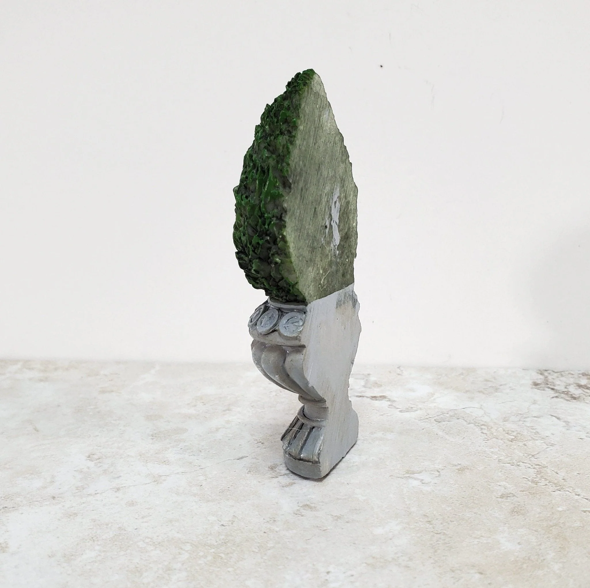 Dollhouse Flat Back Topiary Potted Bush 1:12 Scale Resin Miniature Garden - Image 4
