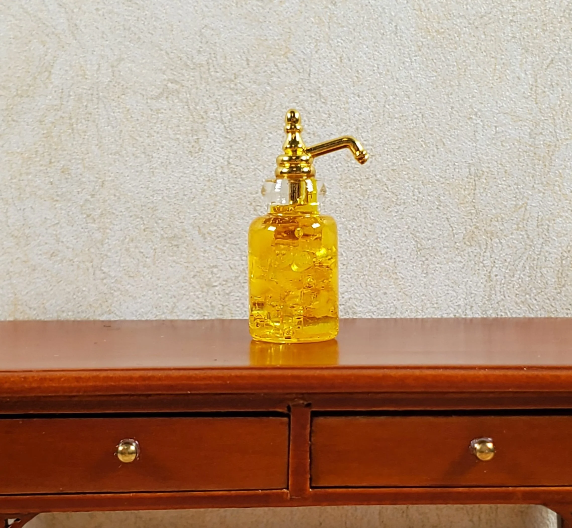 Dollhouse Flavored Syrup Pump Orange Marmalade 1:12 Scale Kitchen Food