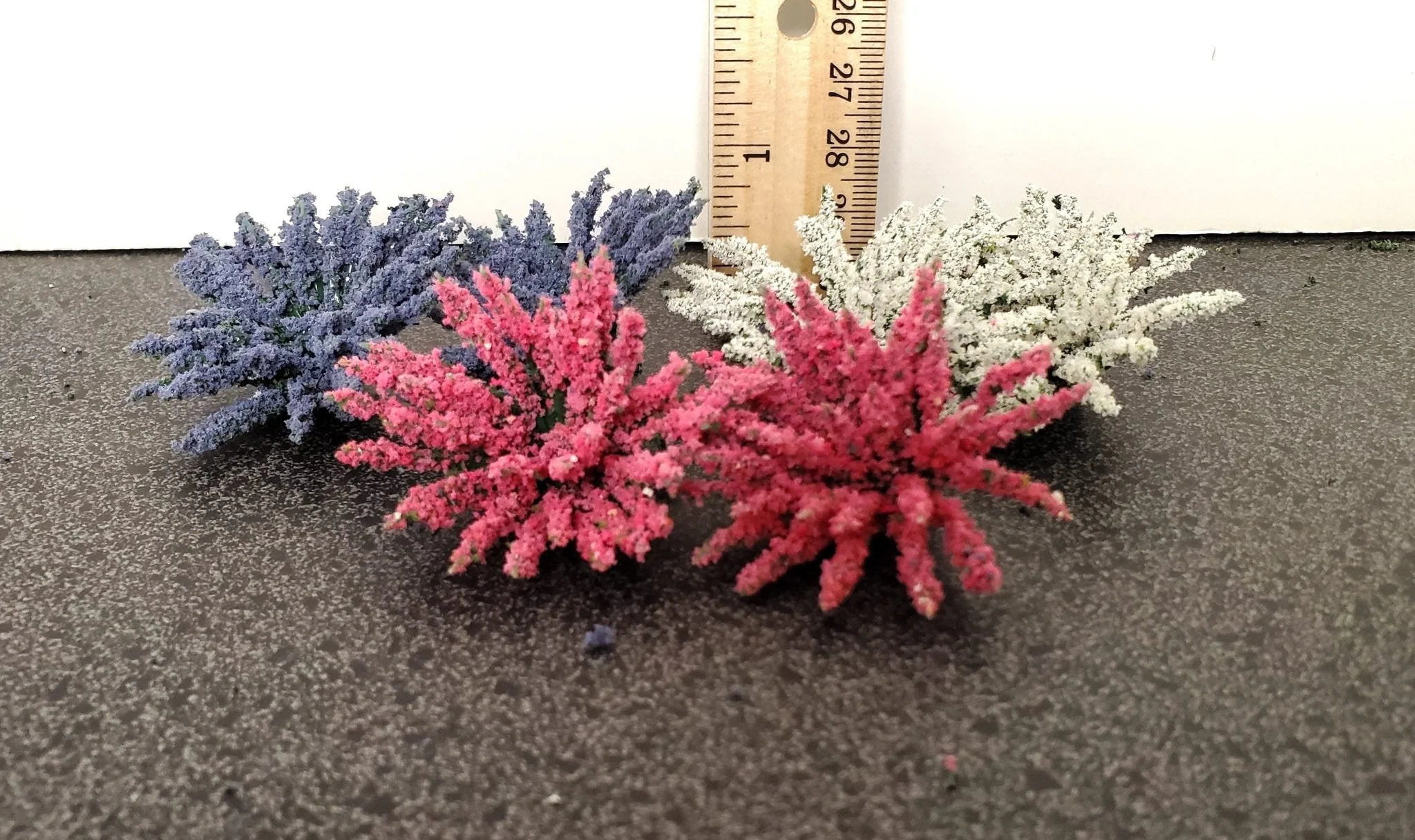 Dollhouse Flower Sprays Plants x6 1:12 Scale Miniature Garden Pink White Purple - Image 4