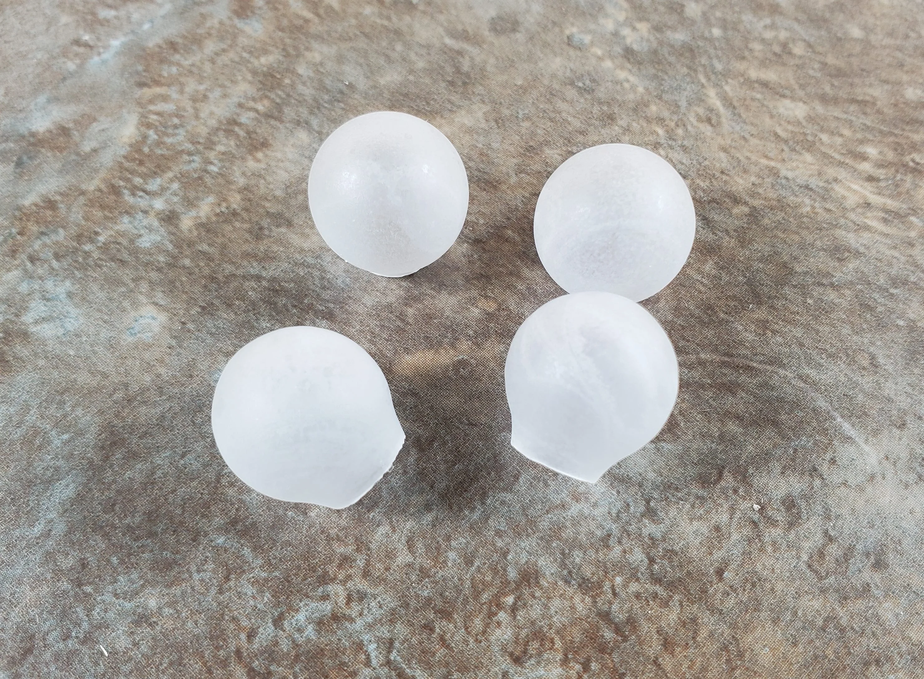 Dollhouse Frosted Glass Globes Shades 1:12 Scale Miniature DIY Lights MH686 - Image 2