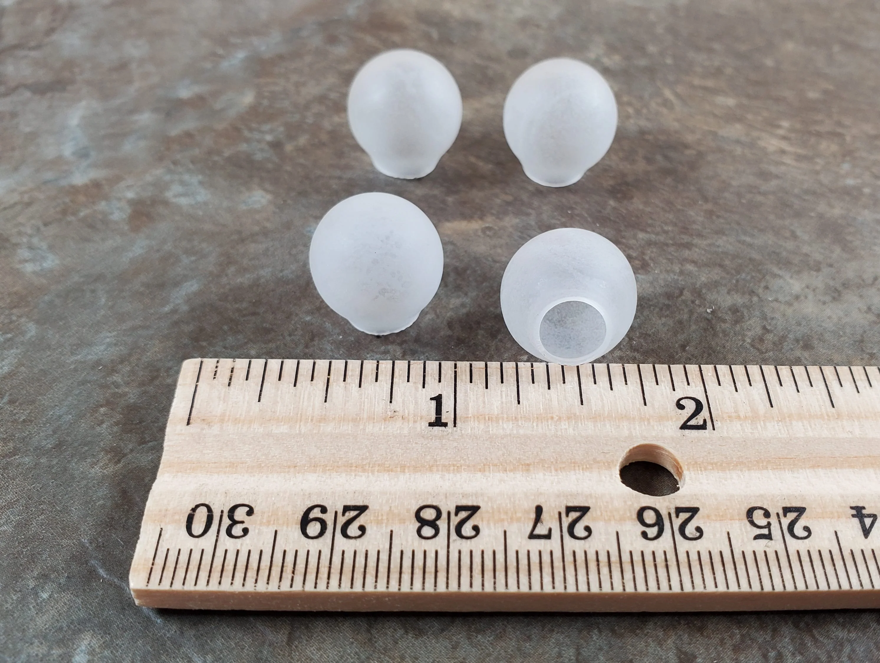 Dollhouse Frosted Glass Globes Shades 1:12 Scale Miniature DIY Lights MH686 - Image 3