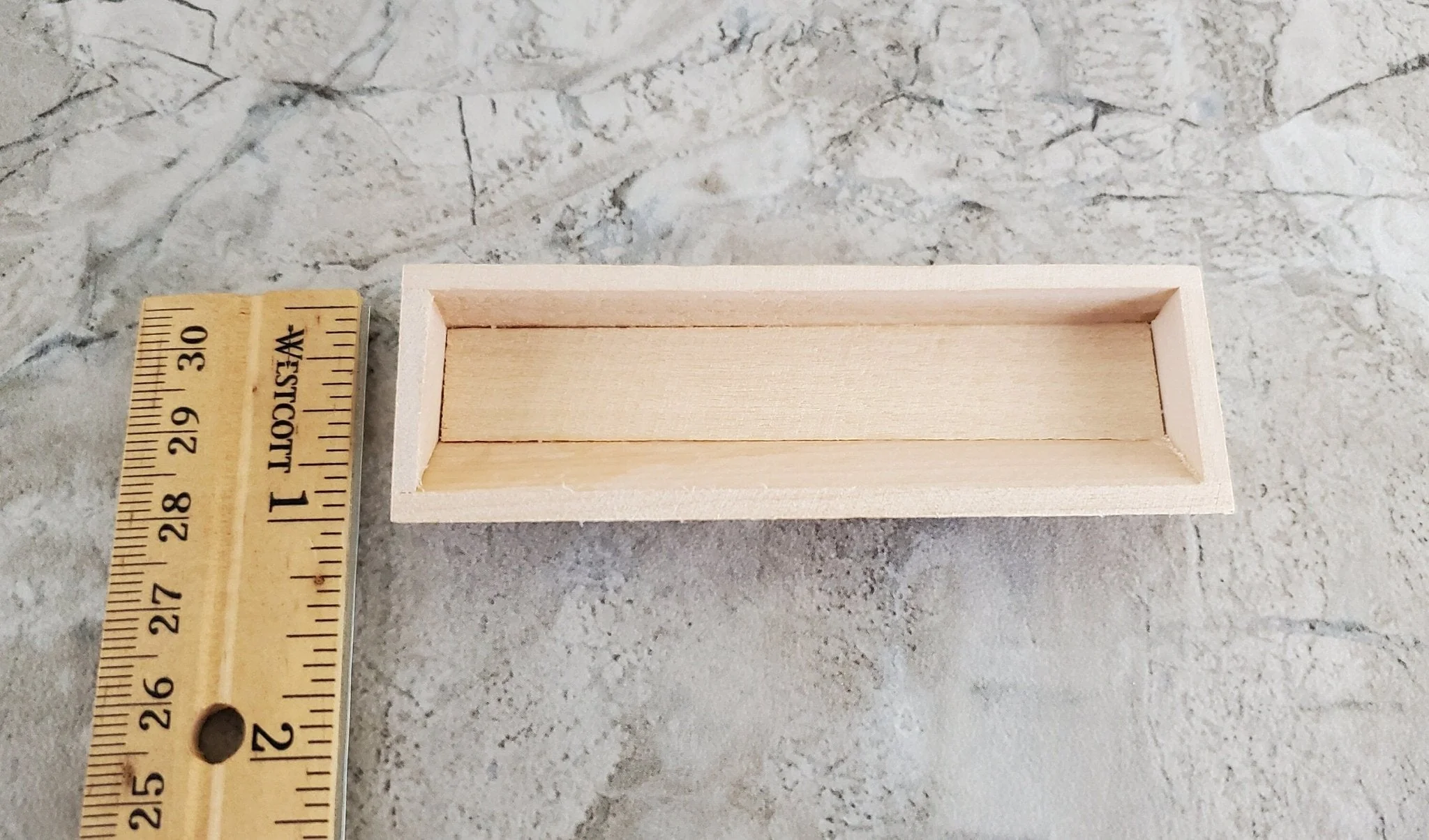 Dollhouse Garden Flower or Window Box 3.5" Unpainted Wood 1:12 Scale Miniature - Image 4