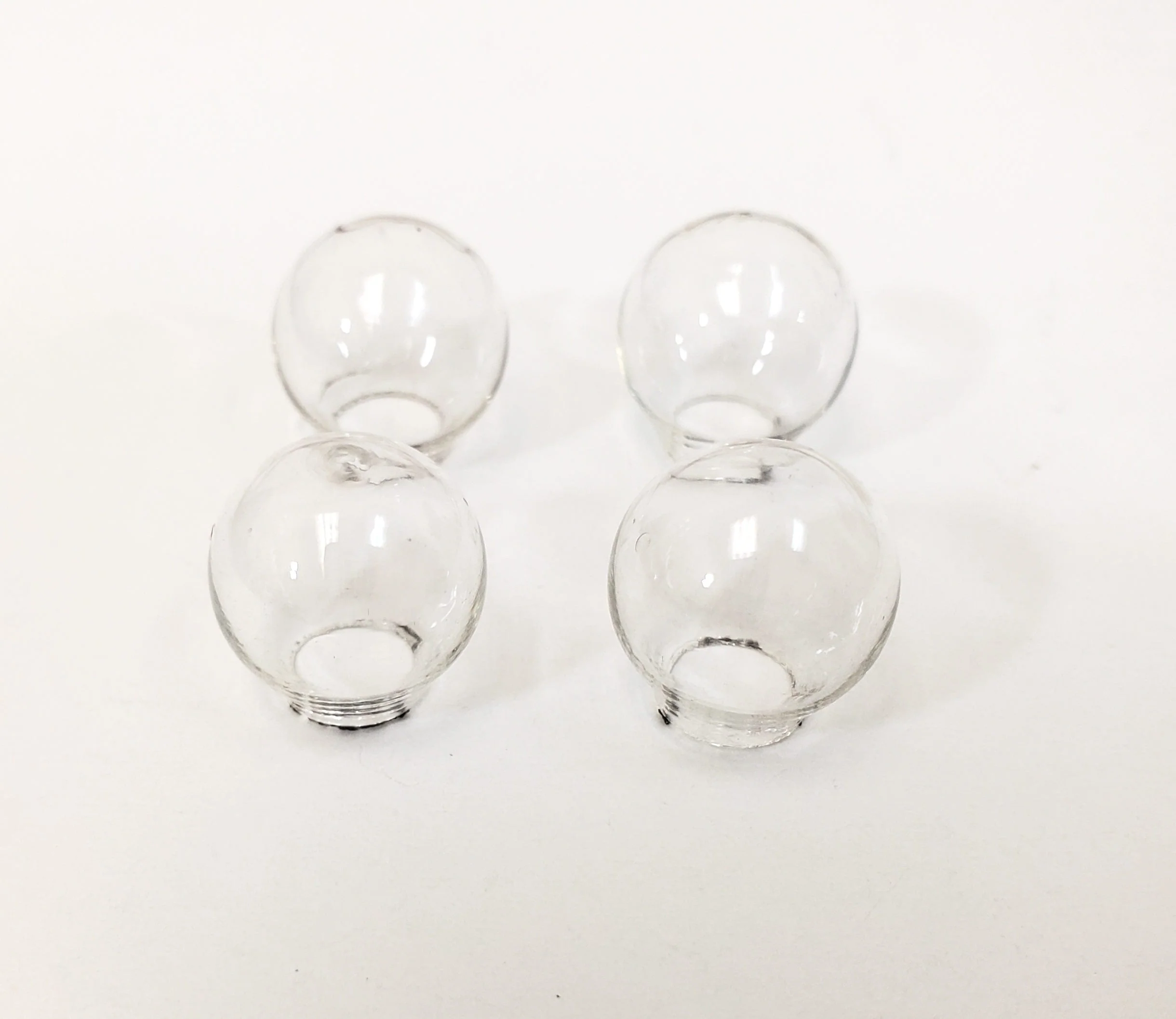 Dollhouse Glass Globe Shade Clear 1:12 Scale Miniature DIY Lamps Handley House MH693 - Image 3