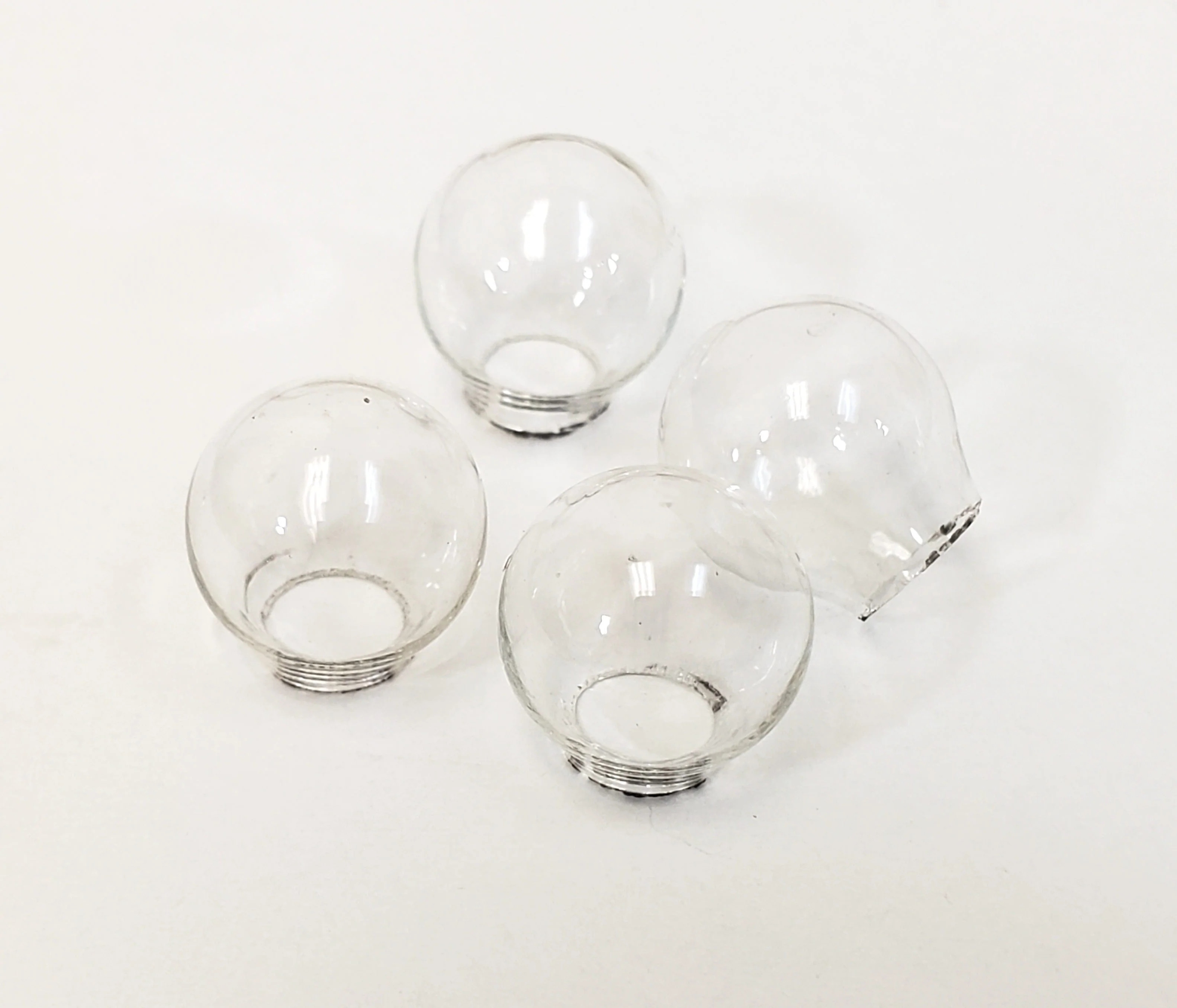 Dollhouse Glass Globe Shade Clear 1:12 Scale Miniature DIY Lamps Handley House MH693 - Image 4