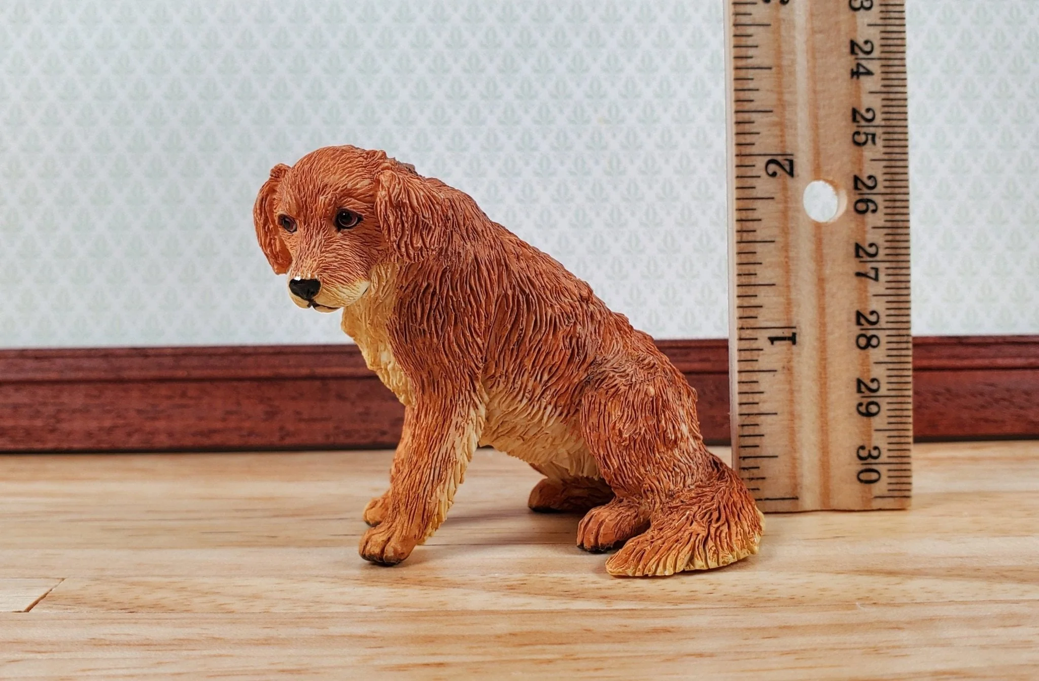 Dollhouse Golden Retriever Dog Pet 1:12 Scale Miniature Animal - Image 6