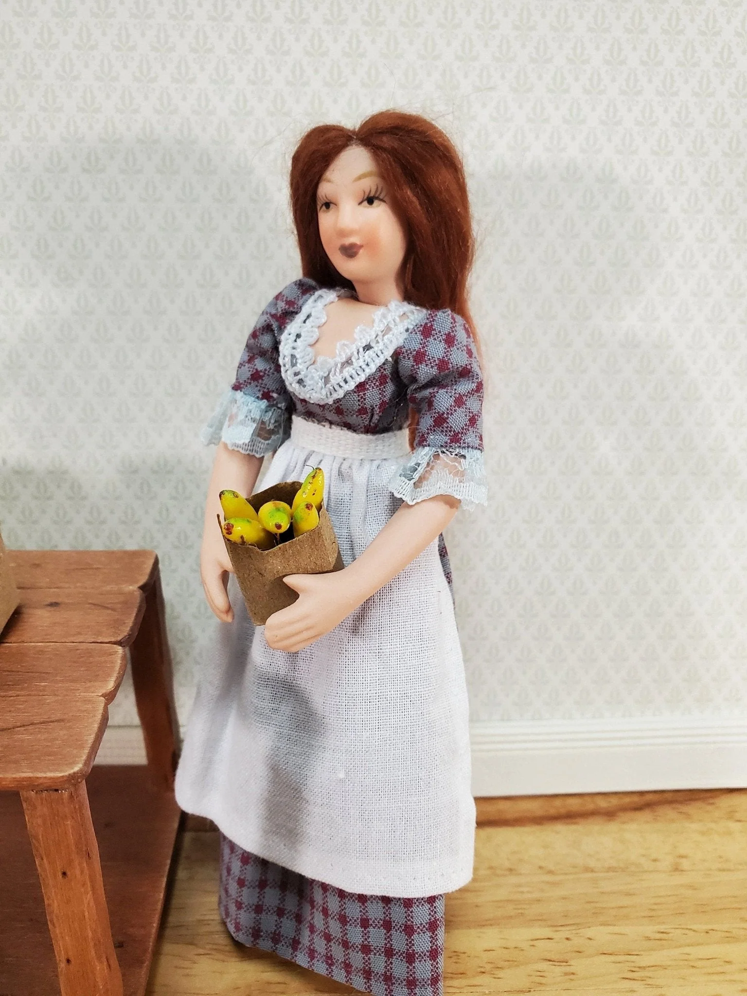 Dollhouse Groceries 12 Small Bags Fruits Vegetables 1:12 Scale Miniature Food Kitchen - Image 5