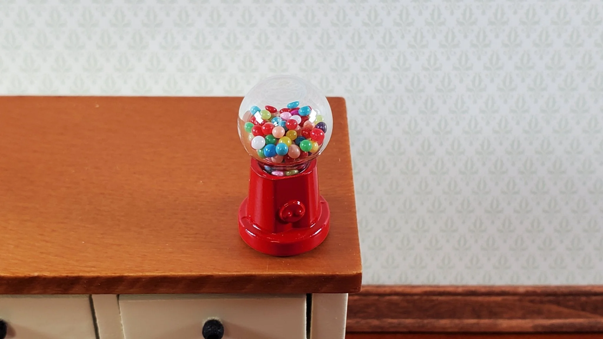 Dollhouse Gumball Machine Dispenser Counter Top Vending 1:12 Scale Miniature - Image 3