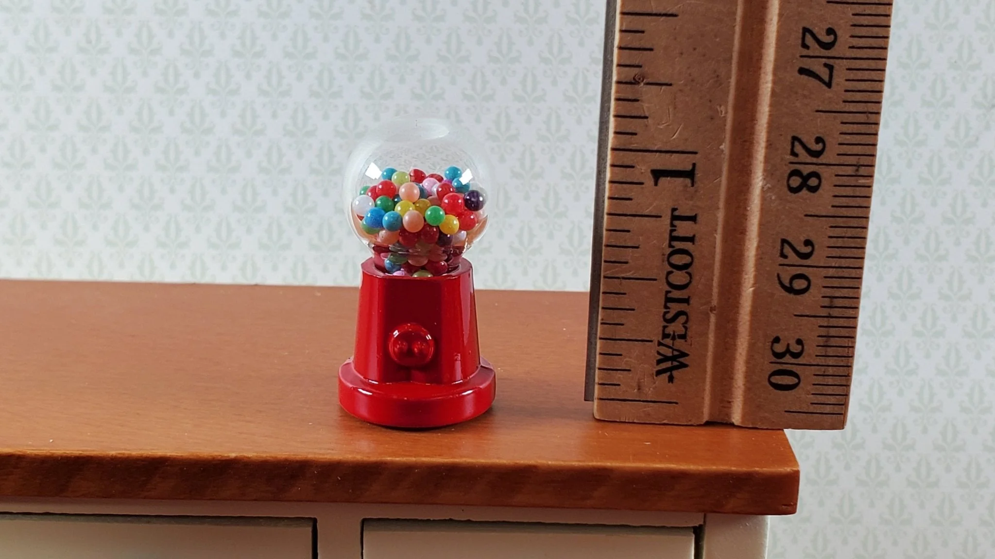 Dollhouse Gumball Machine Dispenser Counter Top Vending 1:12 Scale Miniature - Image 4