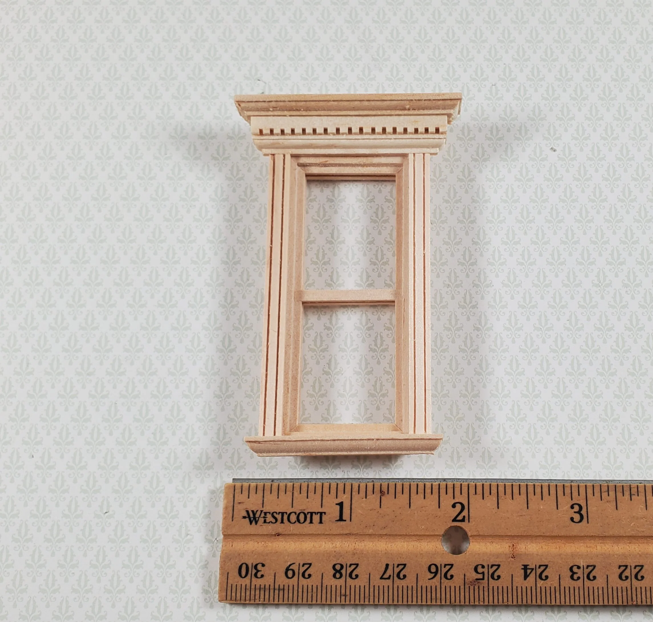 Dollhouse HALF SCALE 1:24 Window Yorktown Interior Trim Wood H5041 Houseworks - Image 5
