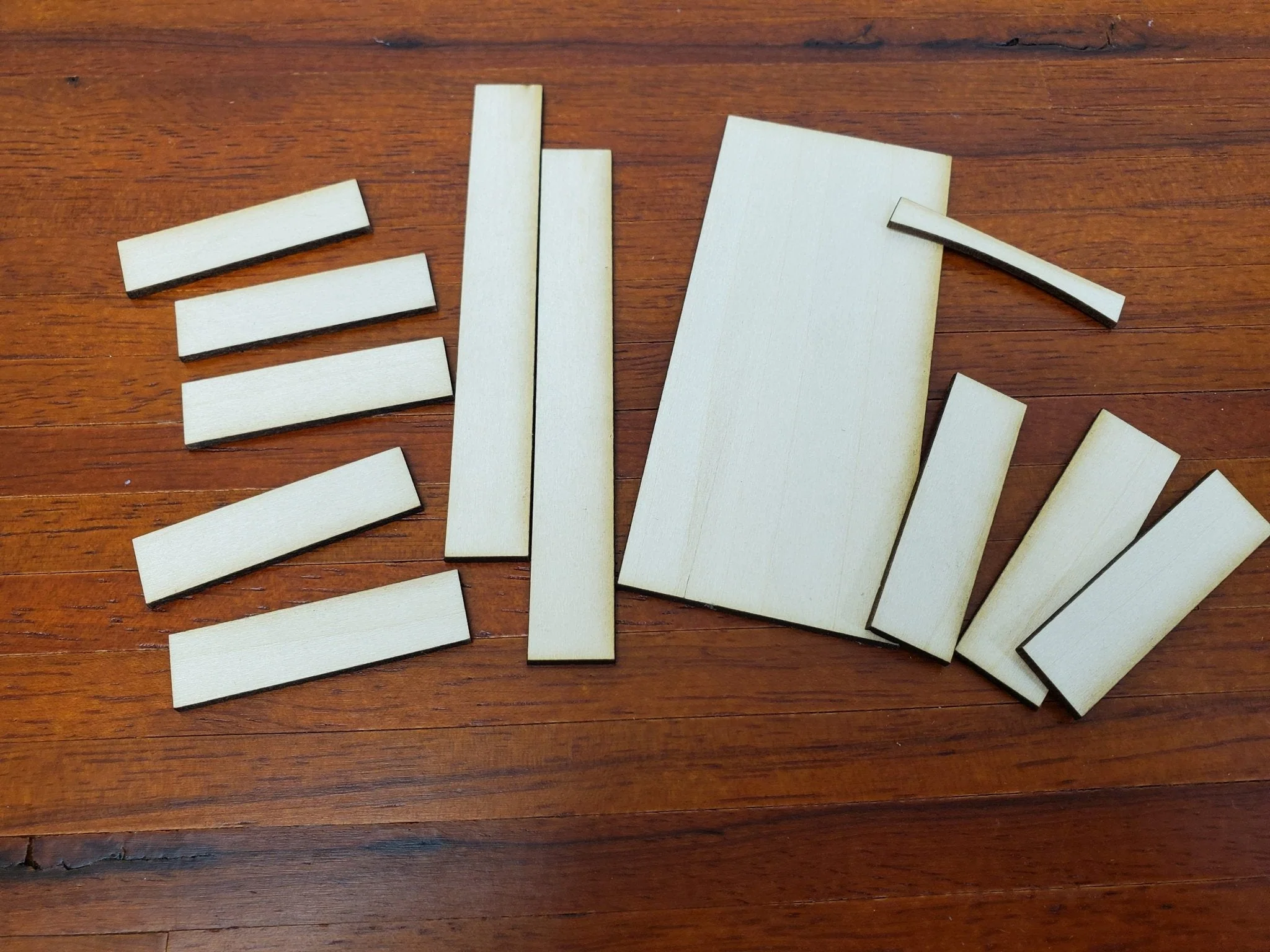 Dollhouse HALF SCALE Bookcase KIT 1:24 Scale Miniature DIY Library Bookshelf - Image 3