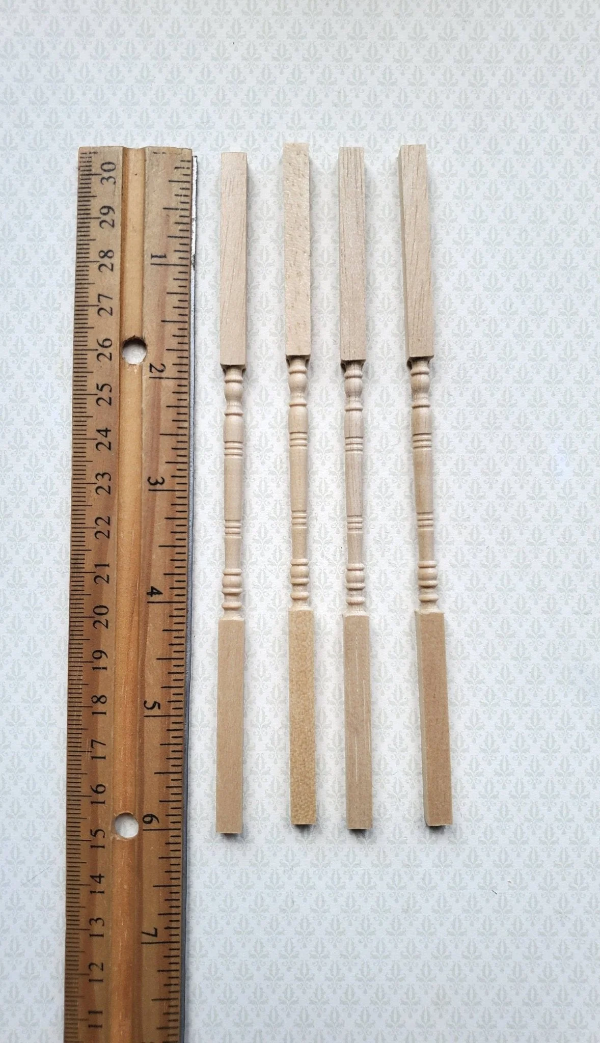 Dollhouse Half Scale Veranda Porch Corner Posts 4 Pieces 1:24 Scale 6" Long Houseworks - Image 2