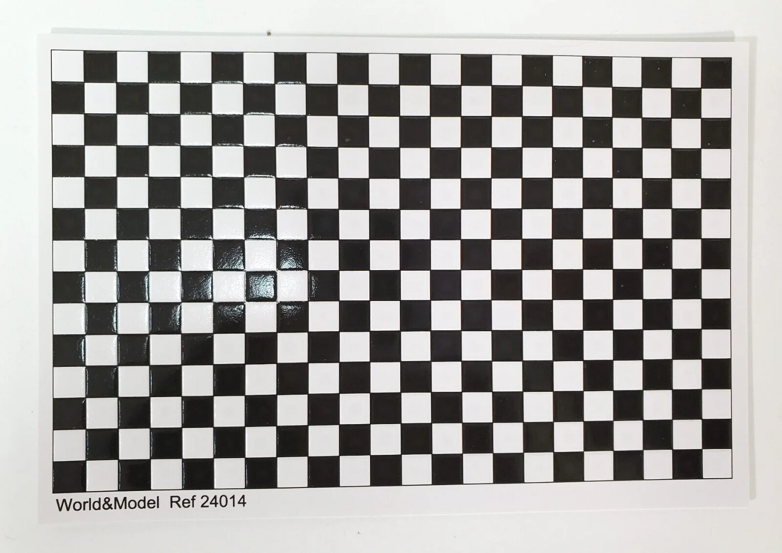 Dollhouse HALF SCALE Wall or Floor Tiles Embossed Black & White 1:24 Scale