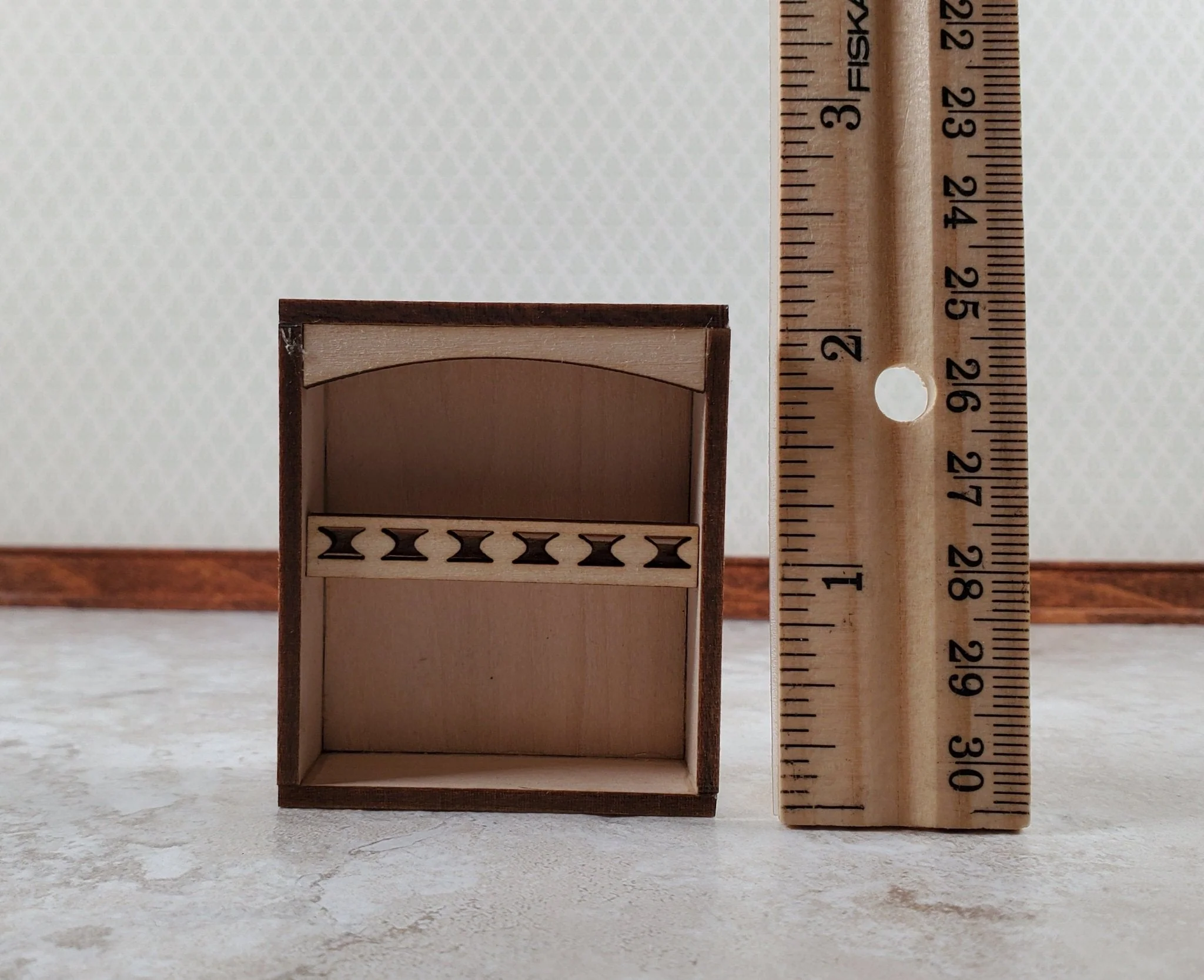 Dollhouse Hanging Kitchen Shelf KIT DIY Small 1:12 Scale Miniature Spice Rack - Image 8