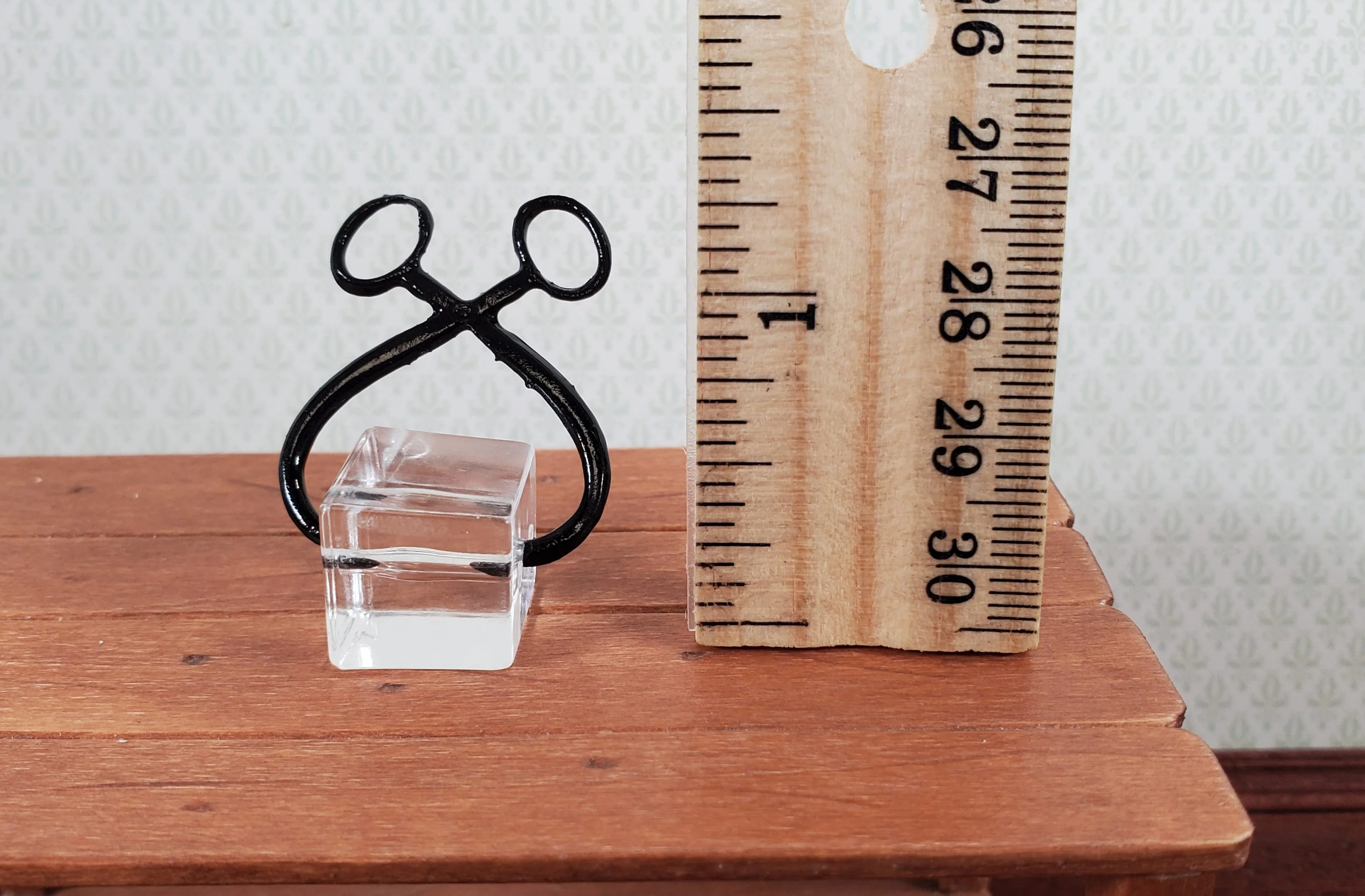 Dollhouse Ice Block with Tongs for Icebox 1:12 Scale Miniature Kitchen Accessory - Image 3