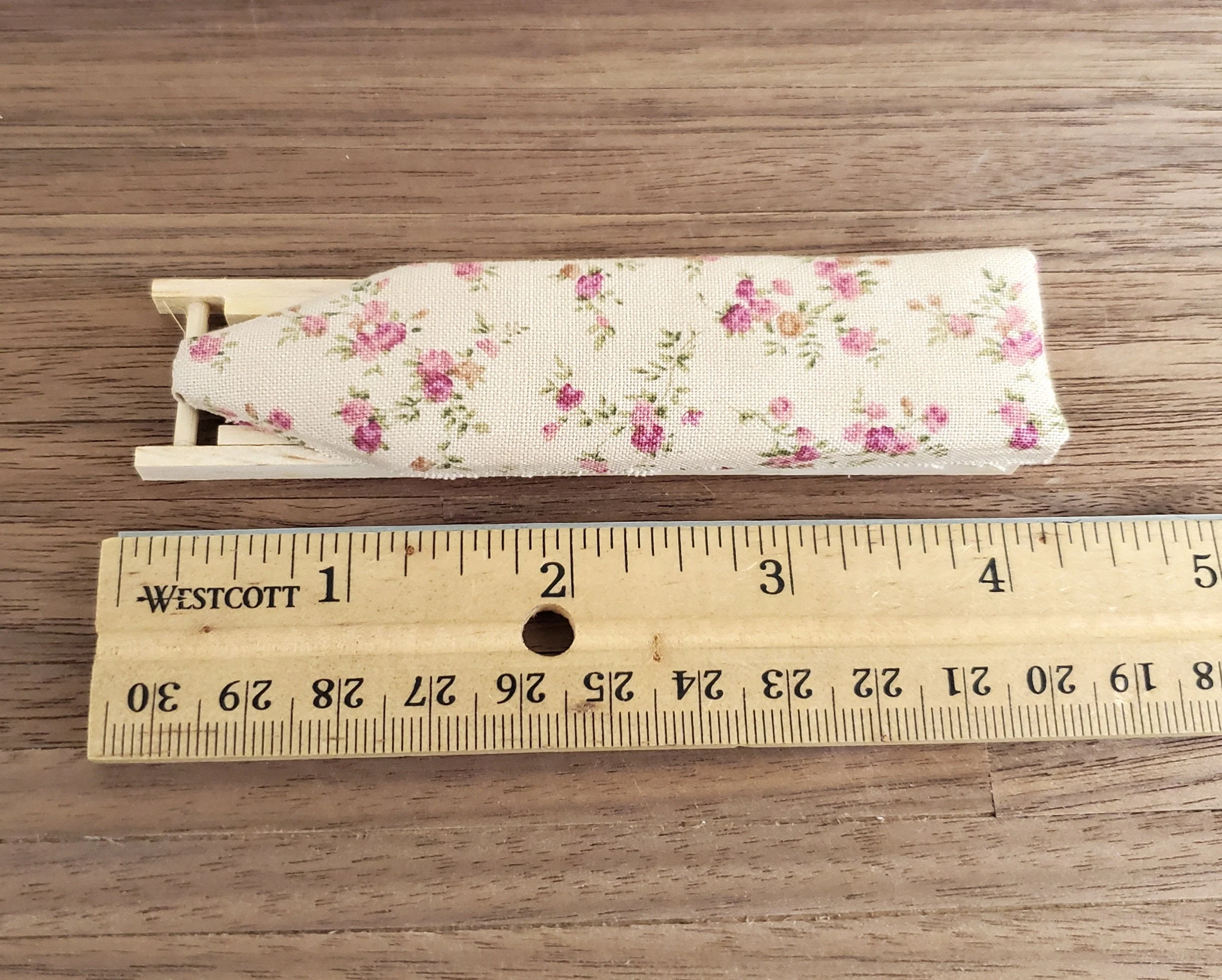 Dollhouse Ironing Board Folding with Floral Cover 1:12 Scale by Falcon - Image 3